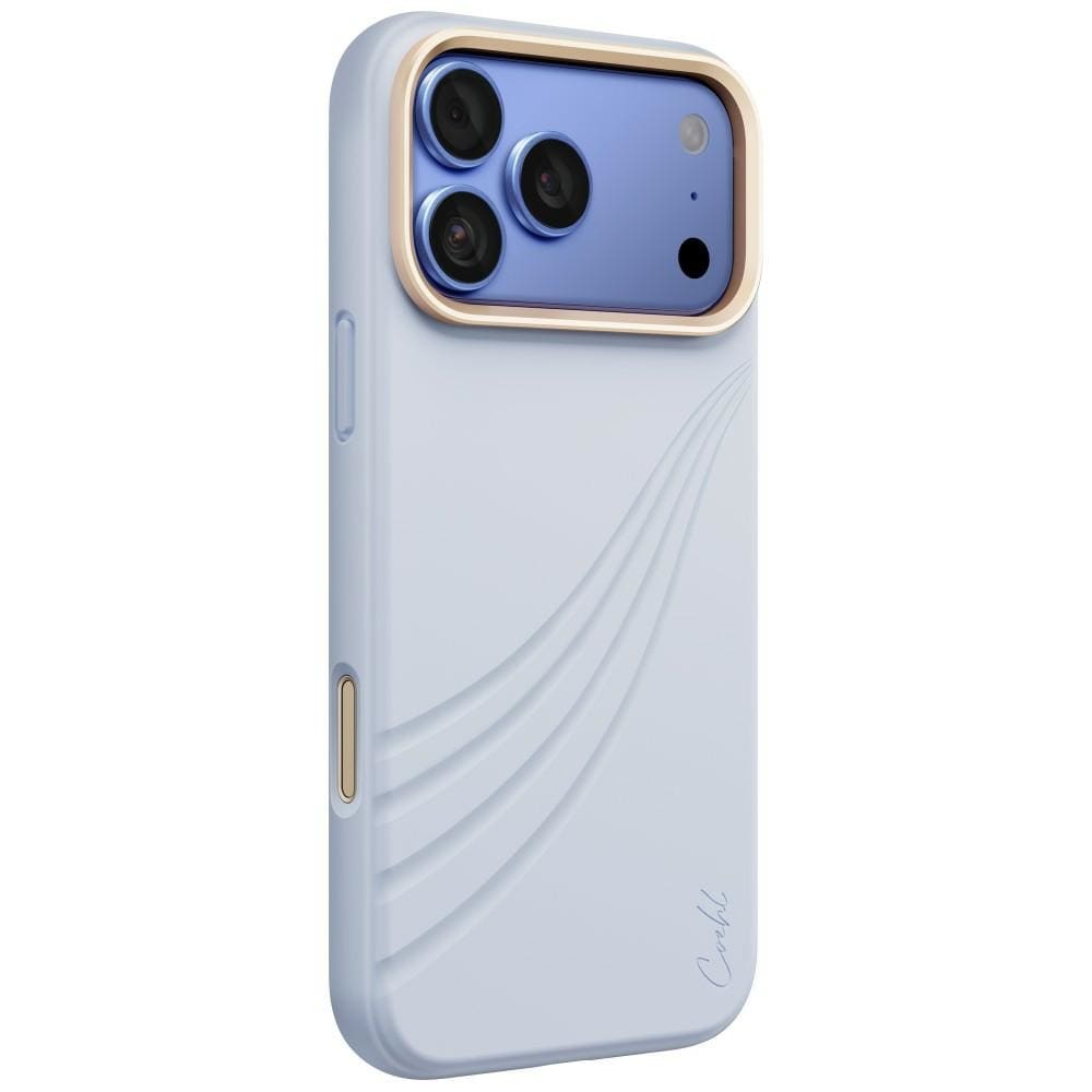 Uniq Coehl Serina magnetisk opladningsetui til iPhone 18 Pro Max / 17 Pro Max – Blå