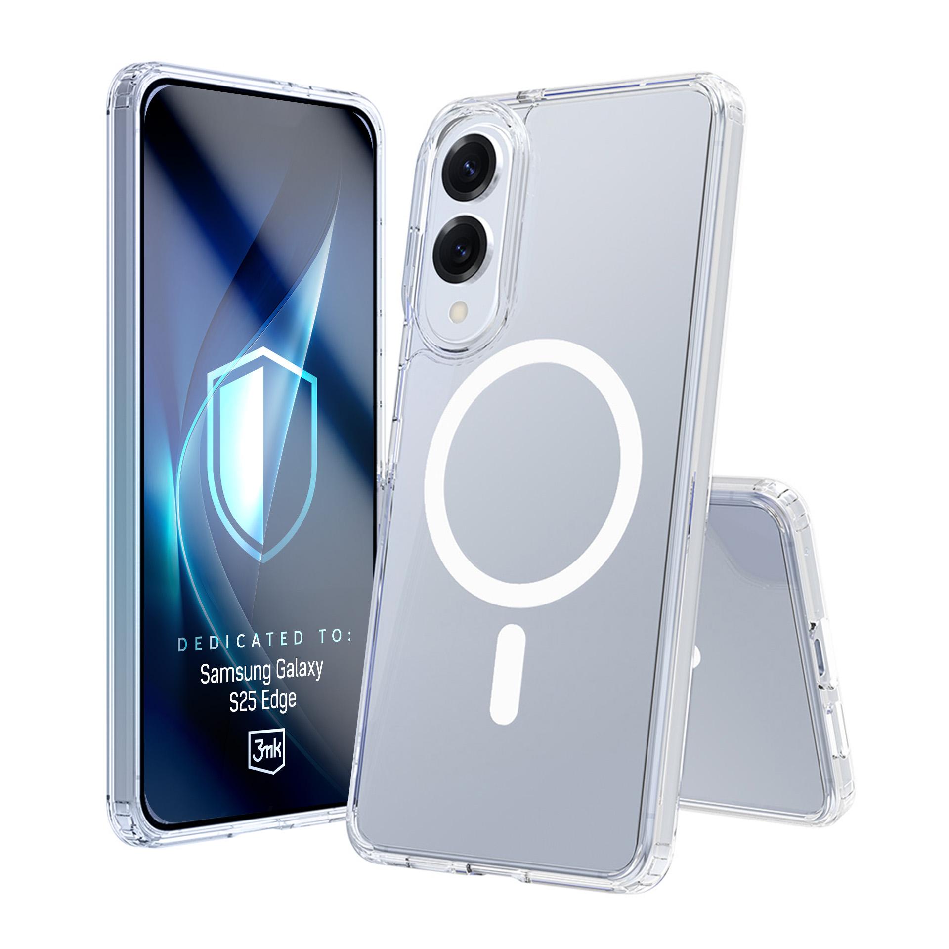 3mk Armor MagCase til Samsung Galaxy S25 Edge – gennemsigtig