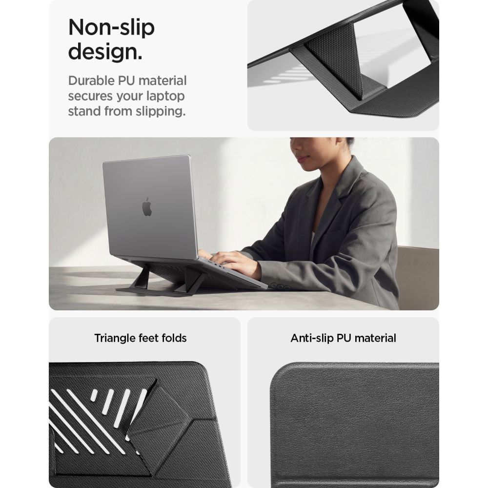 Spigen SlimFold LD201-S6 bærbar-stativ – grå
