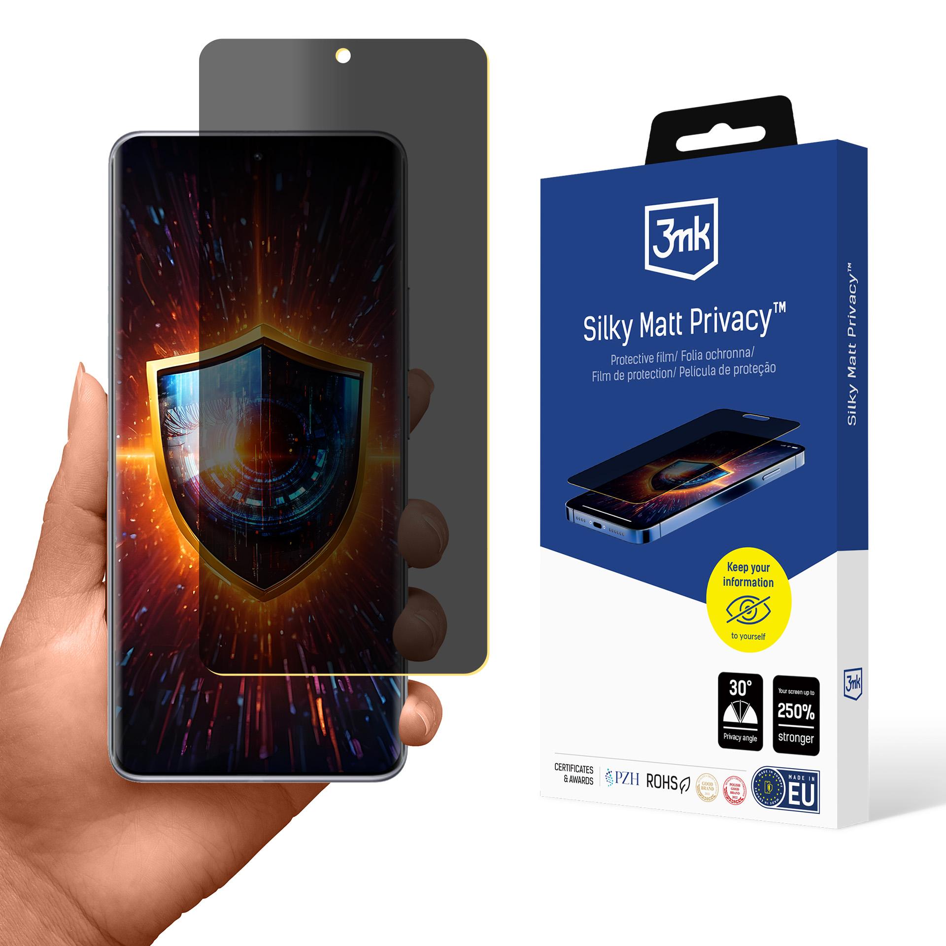 3mk Silky Matt privatlivsbeskyttende skærmbeskytter til Xiaomi Poco X7
