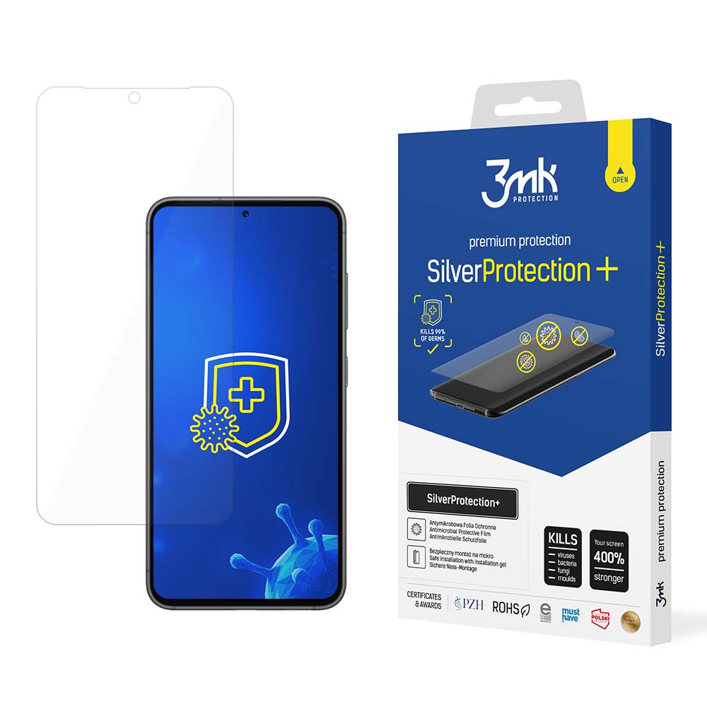 3mk SilverProtection+ beskyttelsesfilm til Samsung Galaxy S24