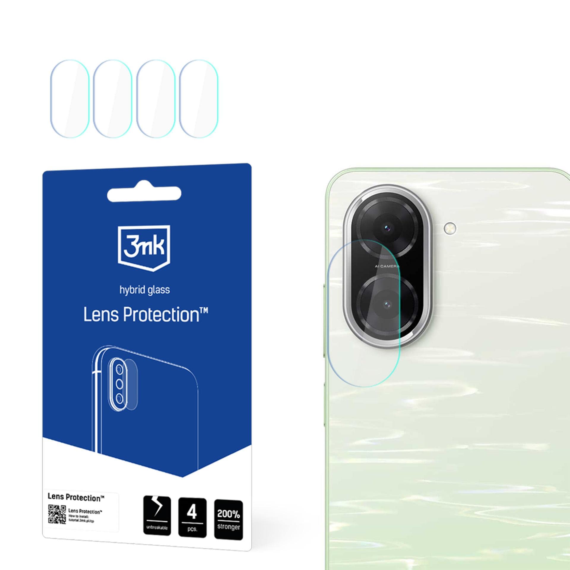 Hybridglas til kameralinse – 3mk-linsebeskyttelse til Xiaomi Redmi A5 4G