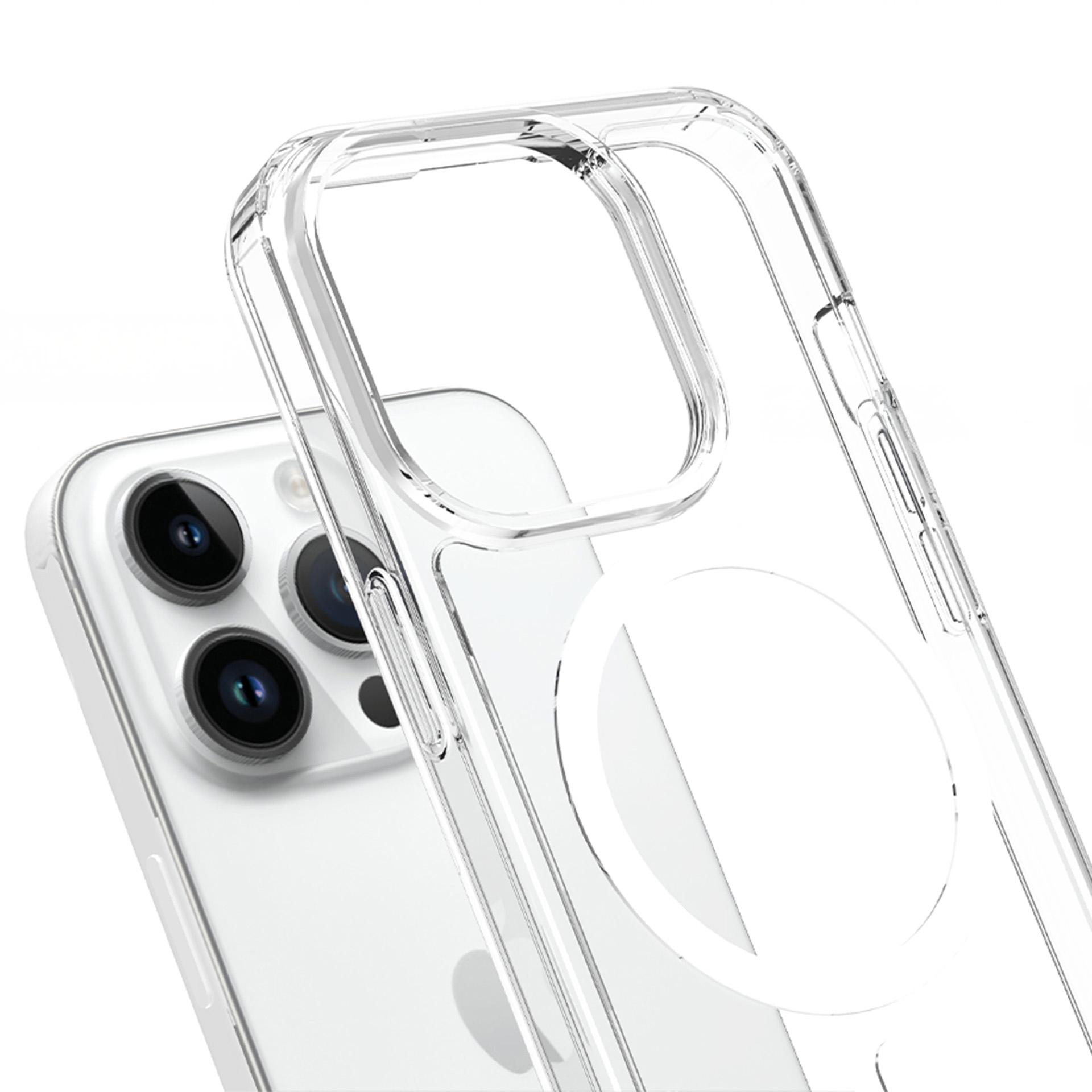 3mk Armor MagCase til iPhone 16 Pro – Gennemsigtig