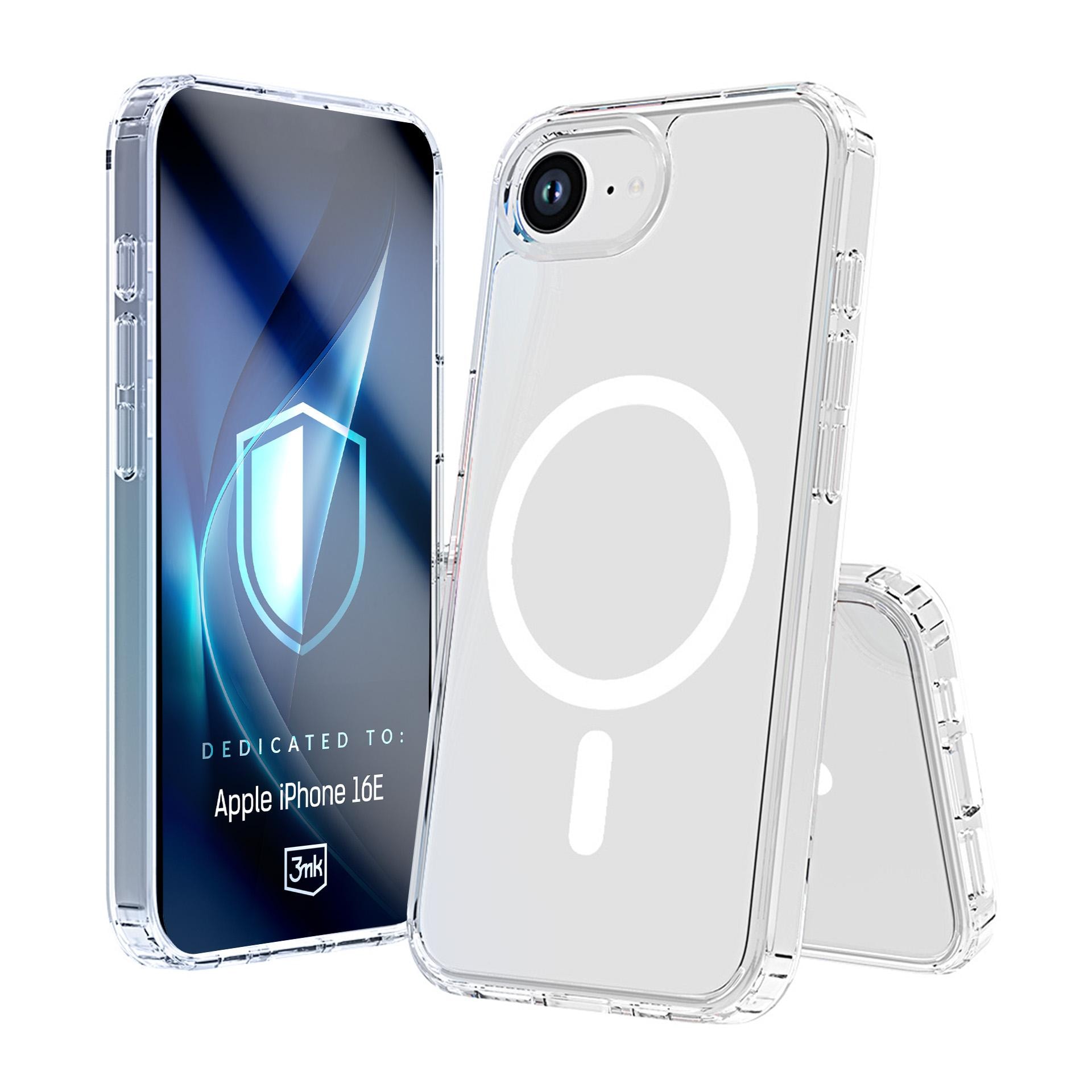 3mk Armor MagCase til iPhone 16E – gennemsigtig