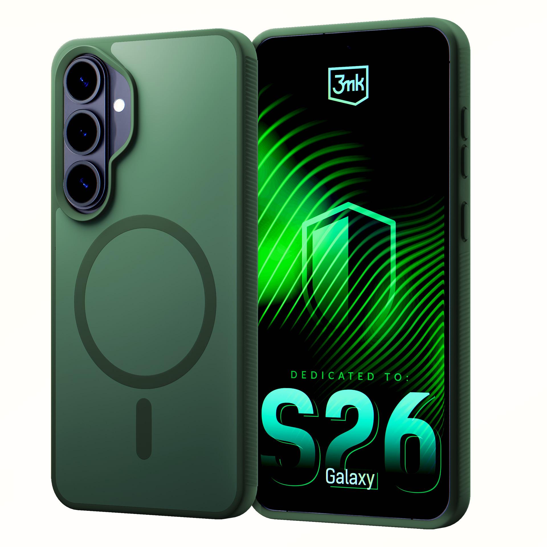 3mk Smoke MagCase til Samsung Galaxy S26 – grøn