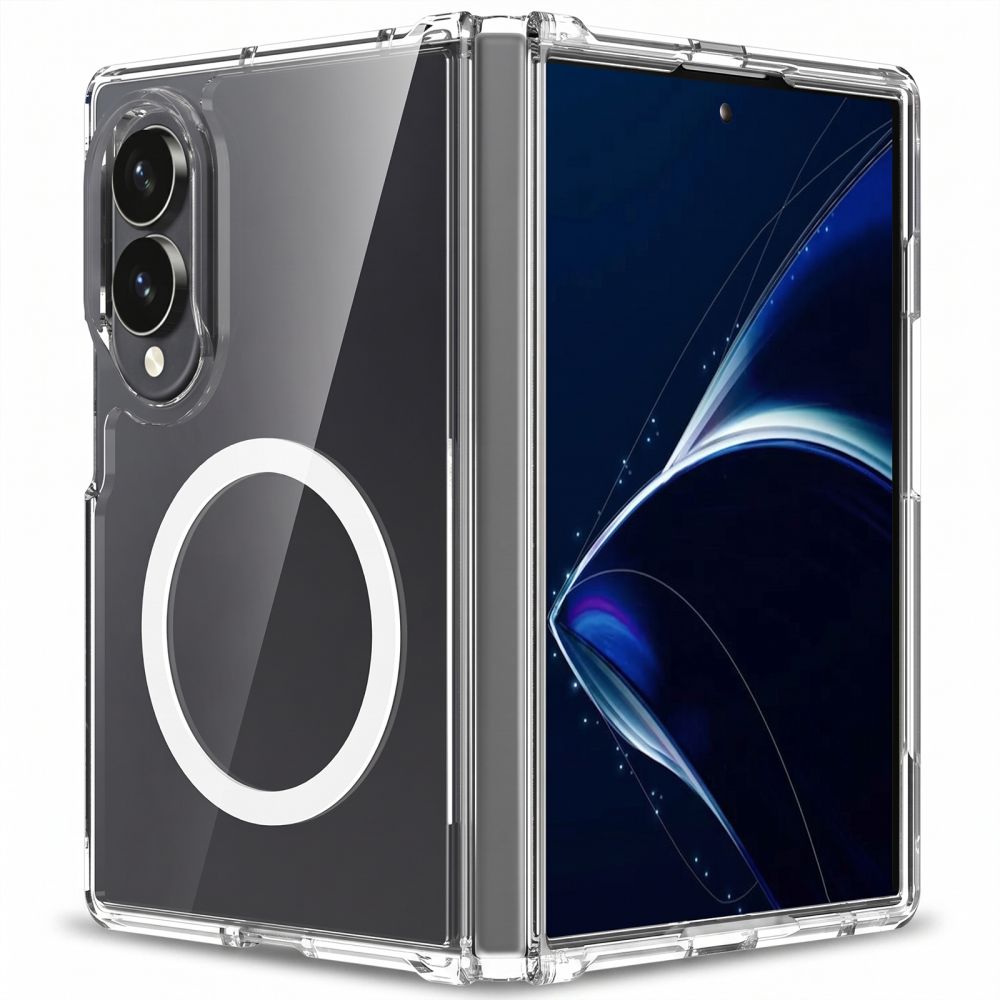 Tech-Protect FlexAir Hybrid MagSafe-etui til Samsung Galaxy Z Fold 8 – gennemsigtigt
