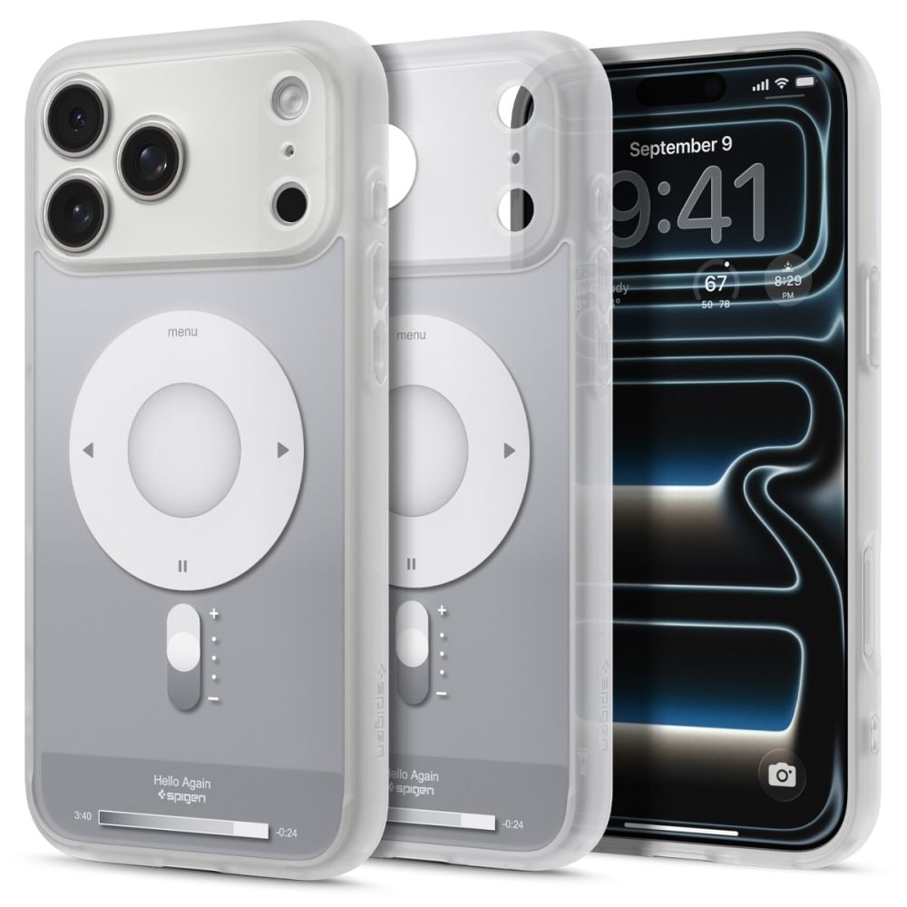 Spigen Ultra Hybrid MagSafe-etui til iPhone 18 Pro Max / 17 Pro Max – sølv