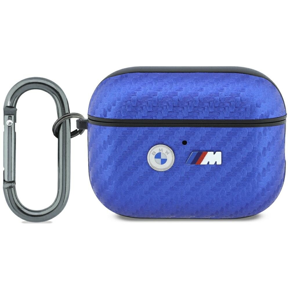 BMW M Carbon Metal-logo-etui til AirPods Pro 3 – Lyseblå