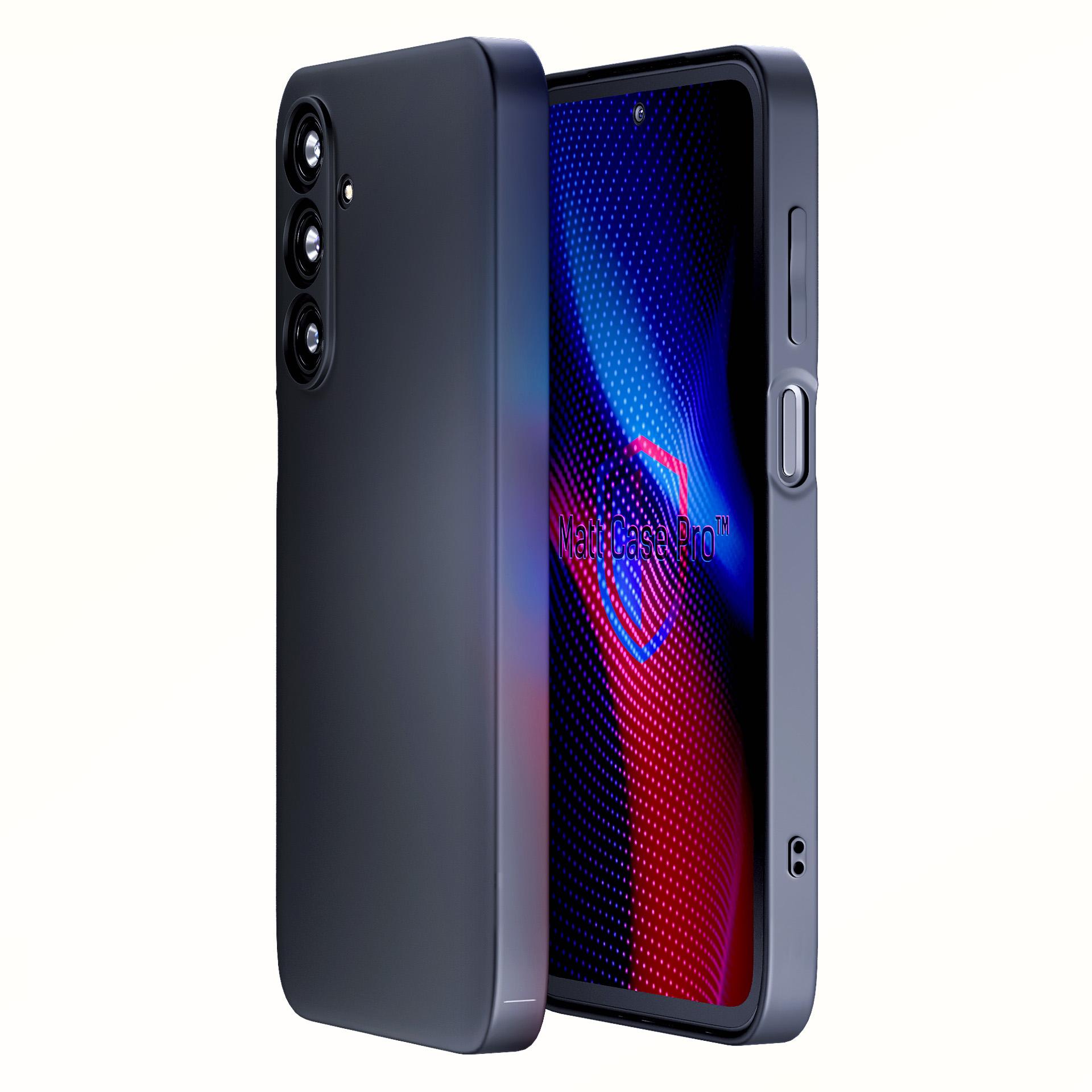 3mk Matt Case Pro til Samsung Galaxy M35 5G – mat sort