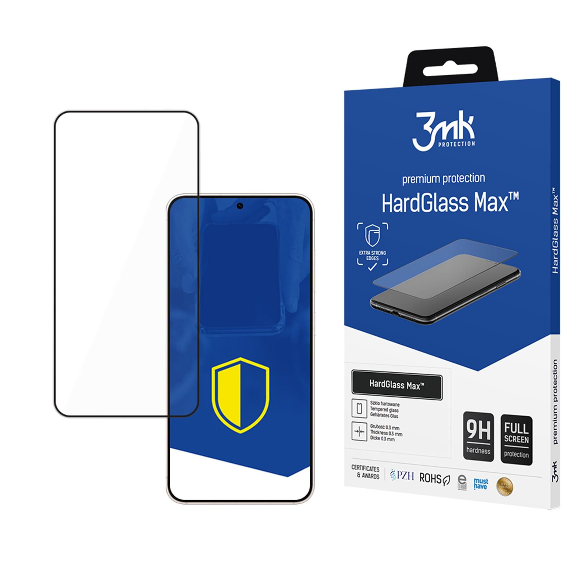 3mk HardGlass Max Black hærdet glas til Samsung Galaxy S25 Edge