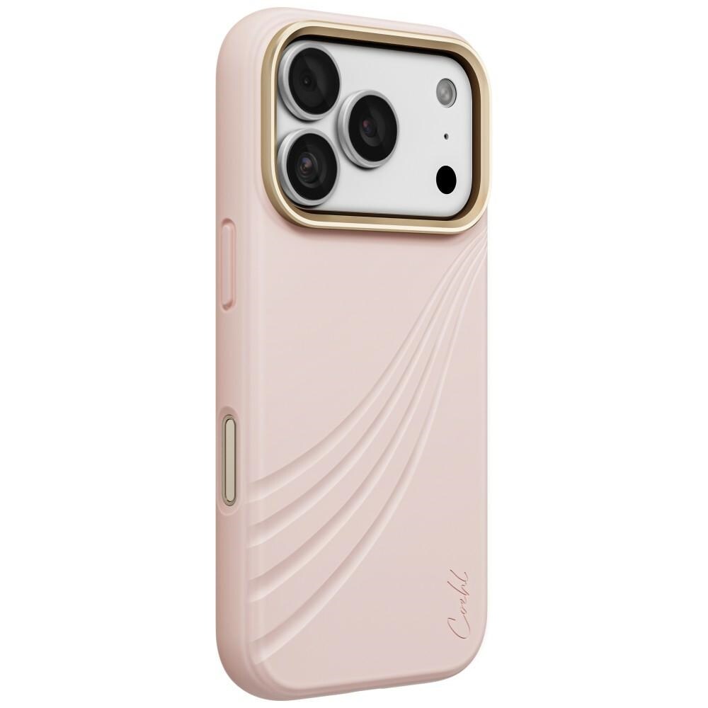 Uniq Coehl Serina magnetisk opladningsetui til iPhone 18 Pro / 17 Pro – lyserød
