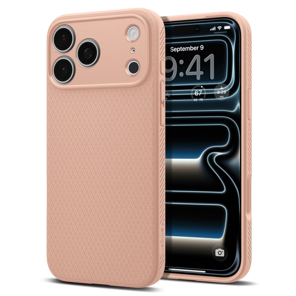 Spigen Liquid Air-etui til iPhone 18 Pro Max / 17 Pro Max – lyserød