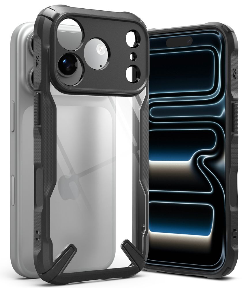 Ringke Fusion X-etui til iPhone 18 Pro Max / 17 Pro Max – Sort