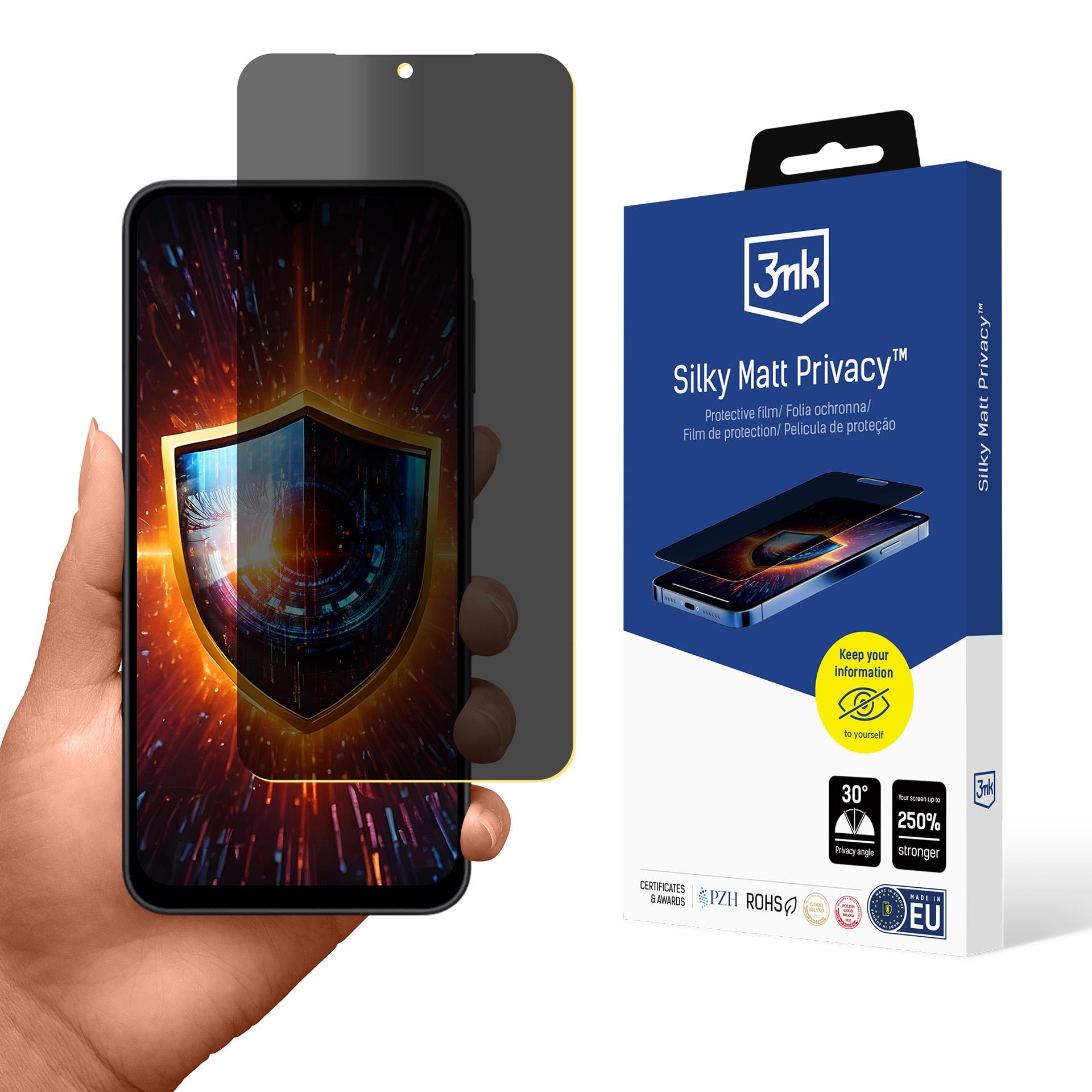 3mk Silky Matt privatlivsbeskyttende skærmbeskytter til Samsung Galaxy A17 5G