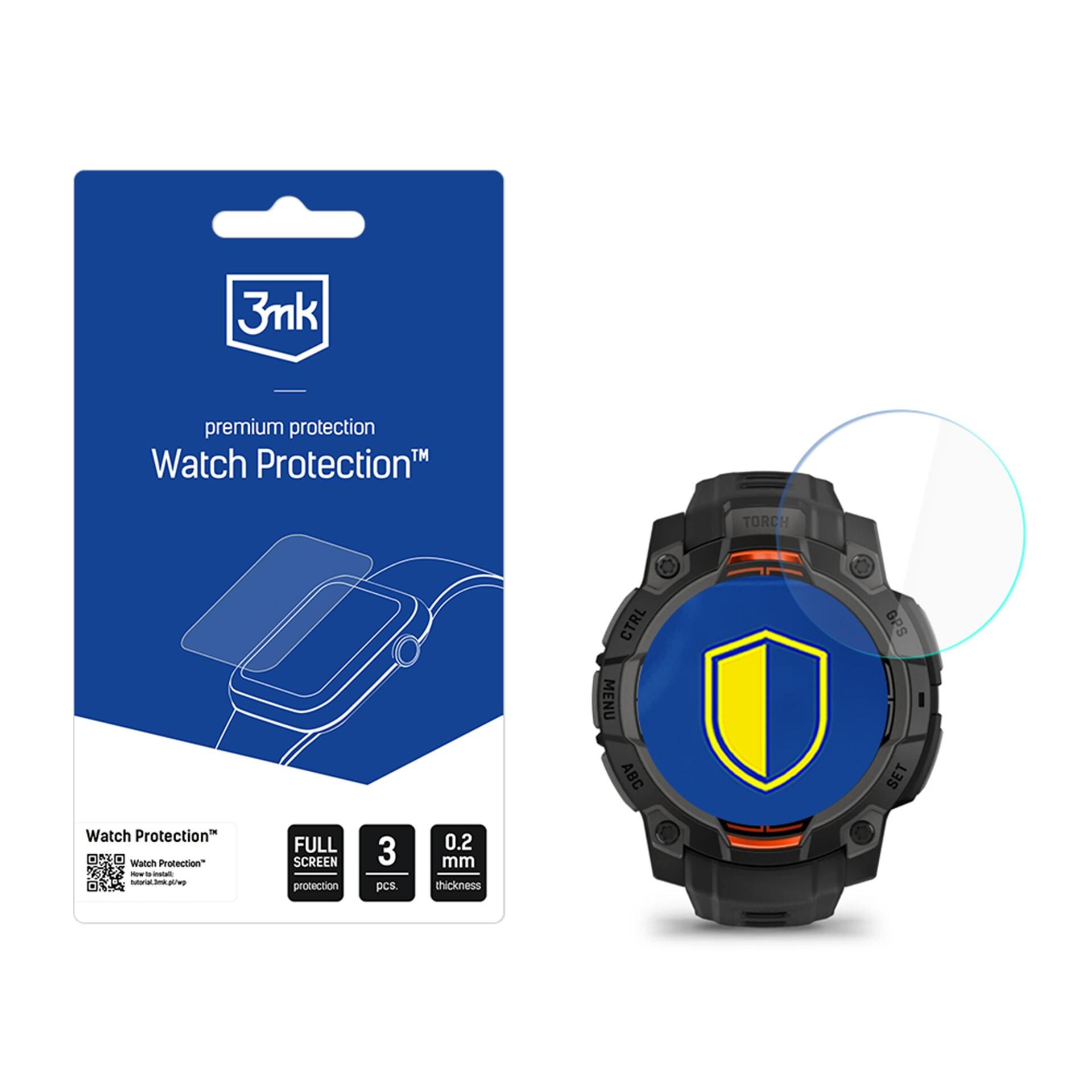 3mk Watch Protection FlexibleGlass skærmbeskyttelse til Garmin Instinct 3 Tactical 45 mm (Solar)