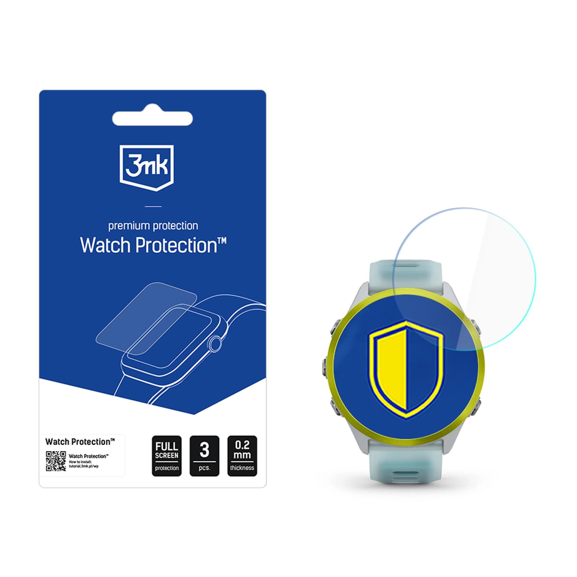3mk Watch Protection ARC-skærmbeskyttelsesfilm til Garmin Forerunner 570 (47 mm)