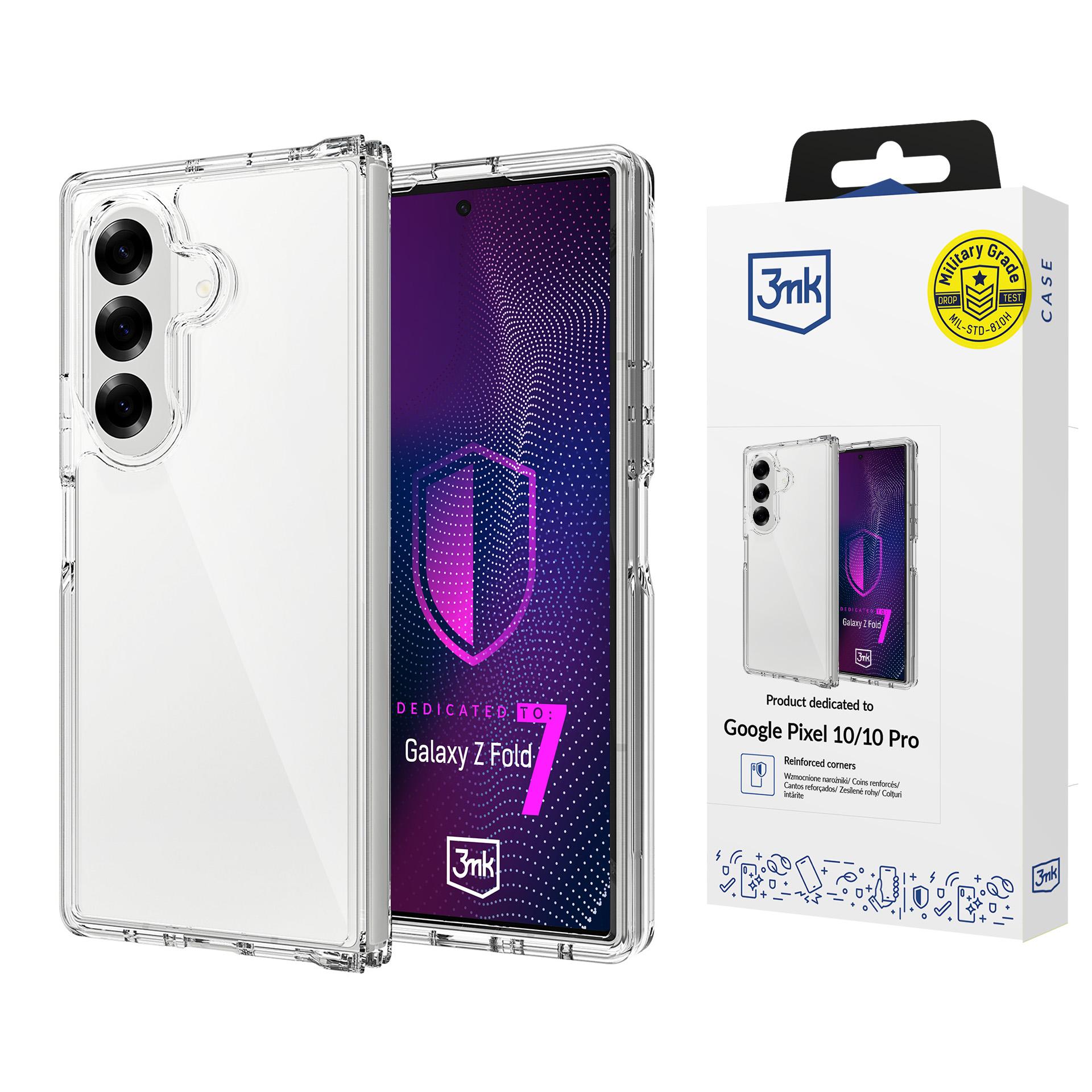 3mk Armor-etui til Samsung Galaxy Z Fold 7 – gennemsigtigt