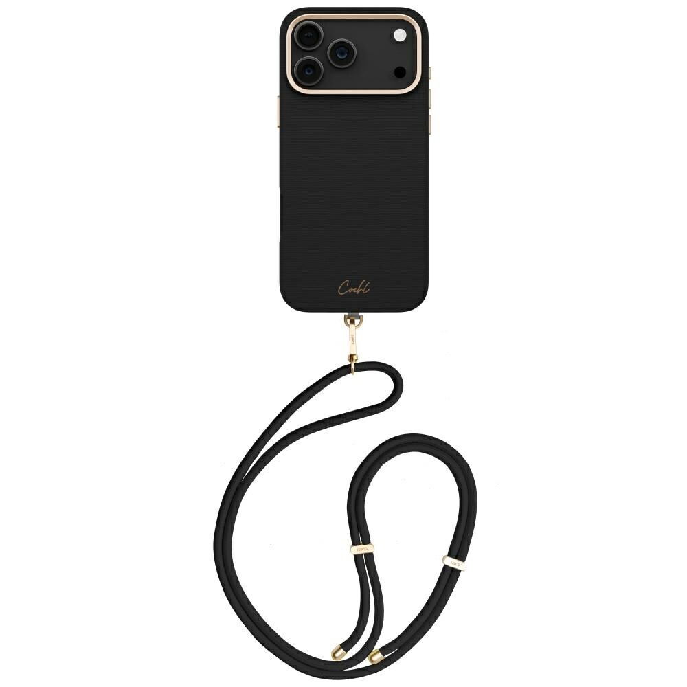 Uniq Coehl Mirelle magnetisk opladningsetui til iPhone 17 Pro Max – sort
