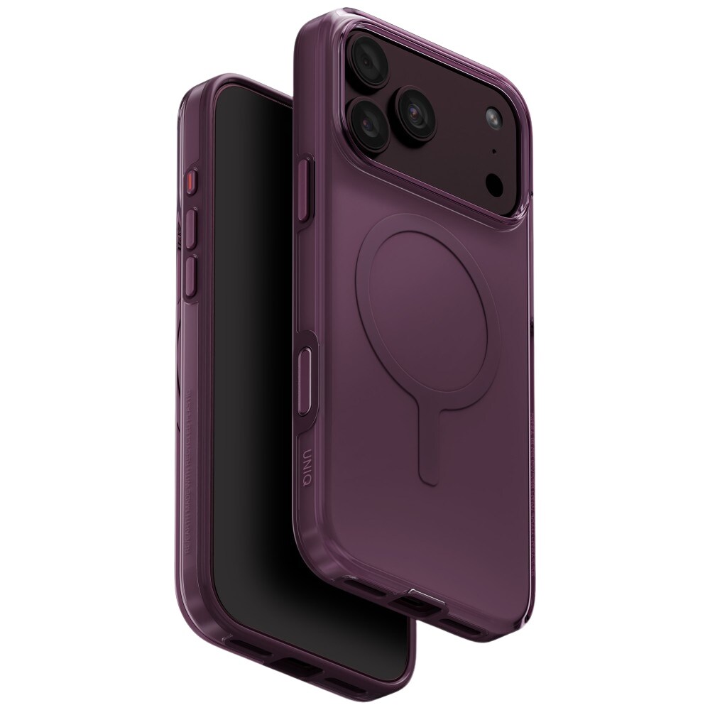 Uniq Clario Magclick øko-opladningsetui til iPhone 18 Pro Max / 17 Pro Max – lilla