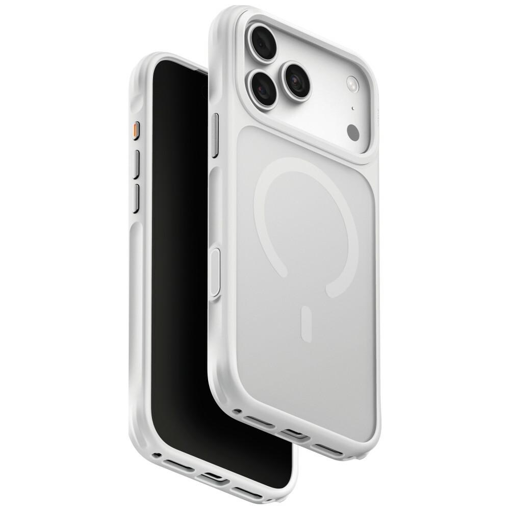 Uniq Veren Magclick-opladningsetui til iPhone 18 Pro Max / 17 Pro Max – hvid