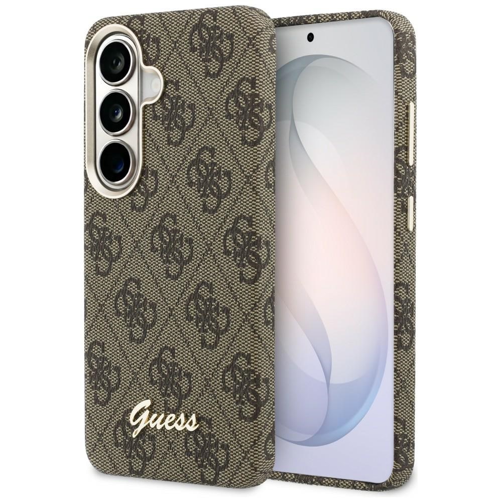 Guess 4G Script MagSafe-etui til Samsung Galaxy S26 – Brunt