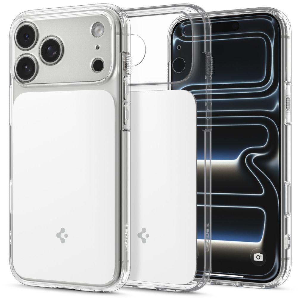 Spigen Ultra Hybrid MagSafe-etui til iPhone 18 Pro / 17 Pro – hvid