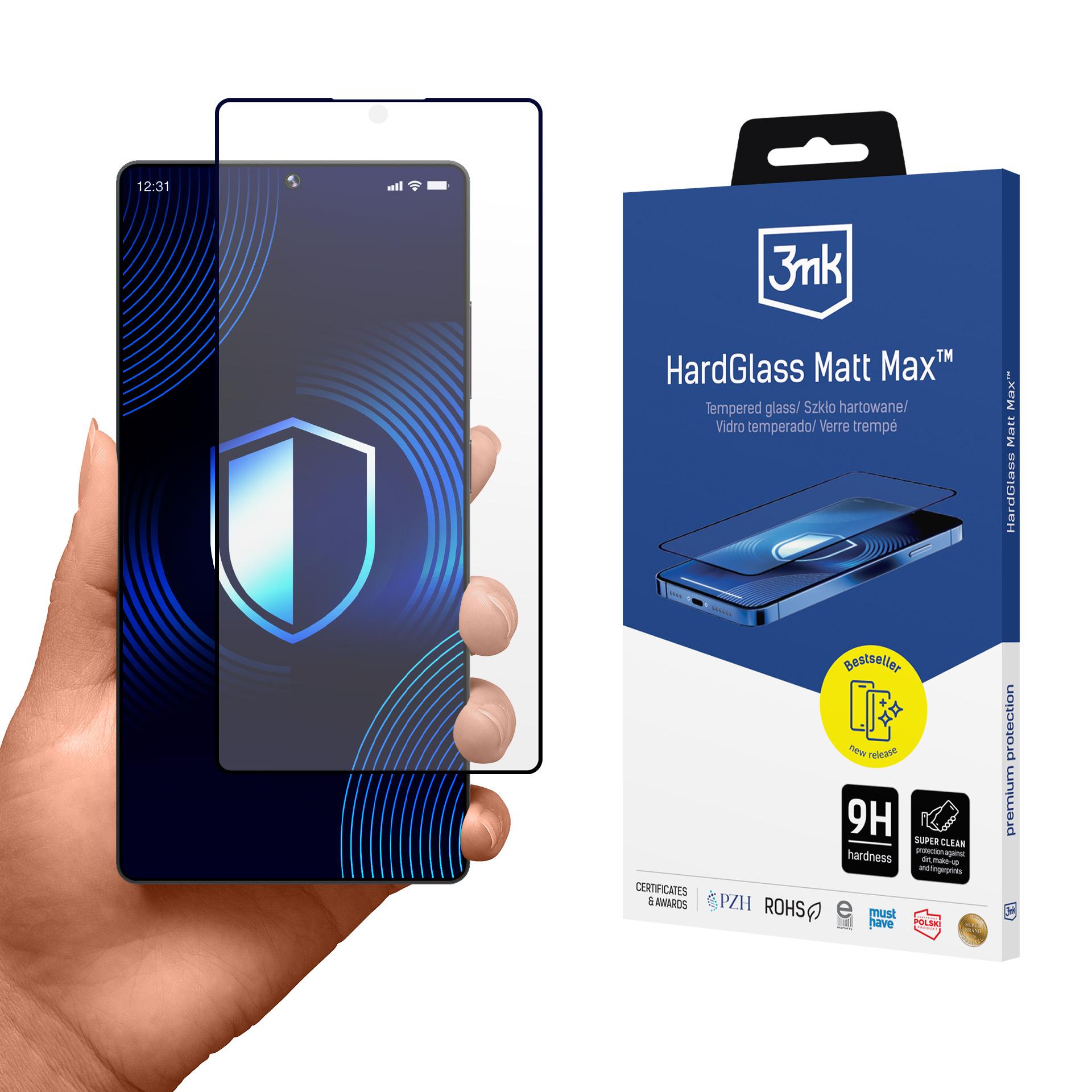 3mk HardGlass Matt Max hærdet glas til Samsung Galaxy S25 Ultra