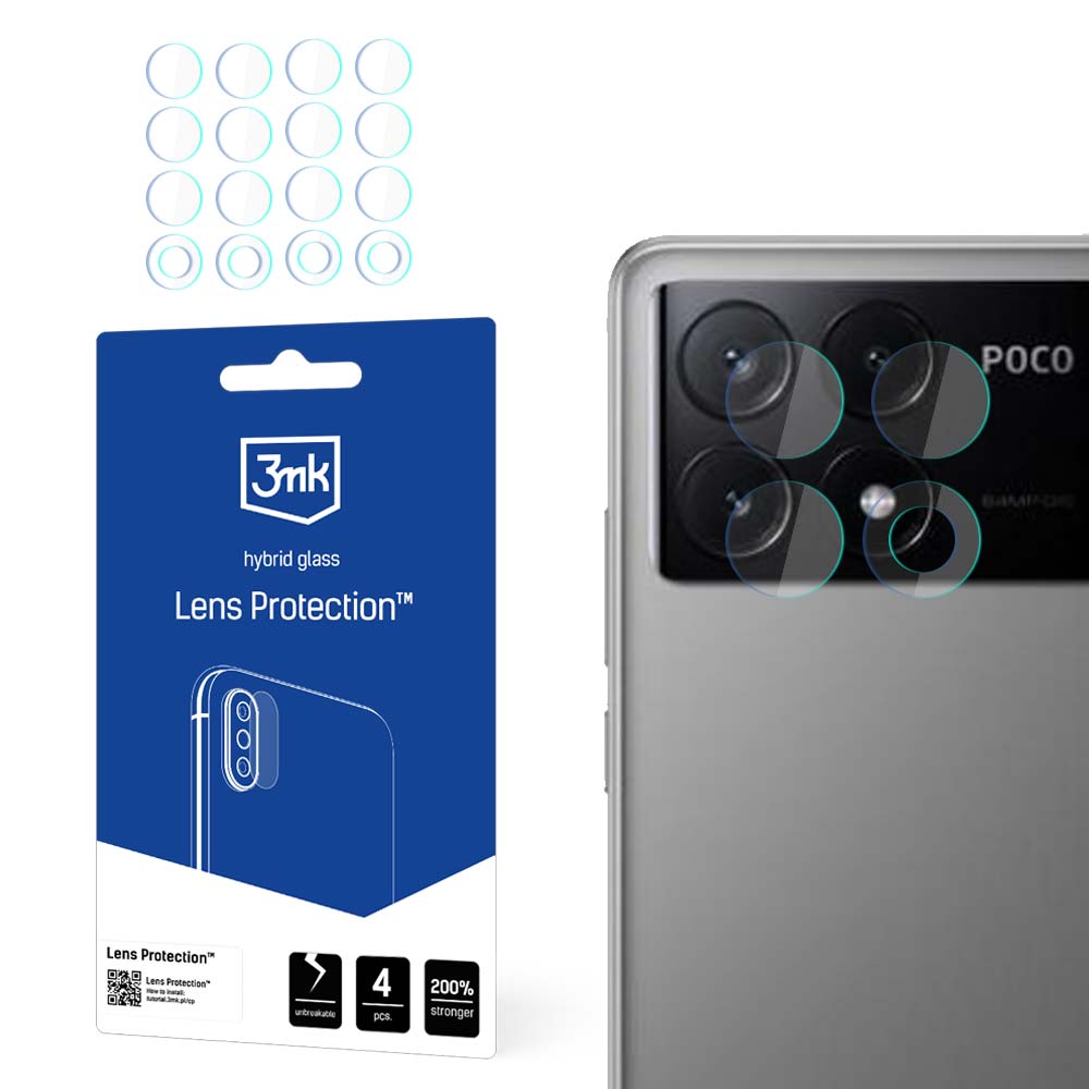 3mk Lens Protection™ hybridkamera-glas til Xiaomi Poco X6 Pro 5G