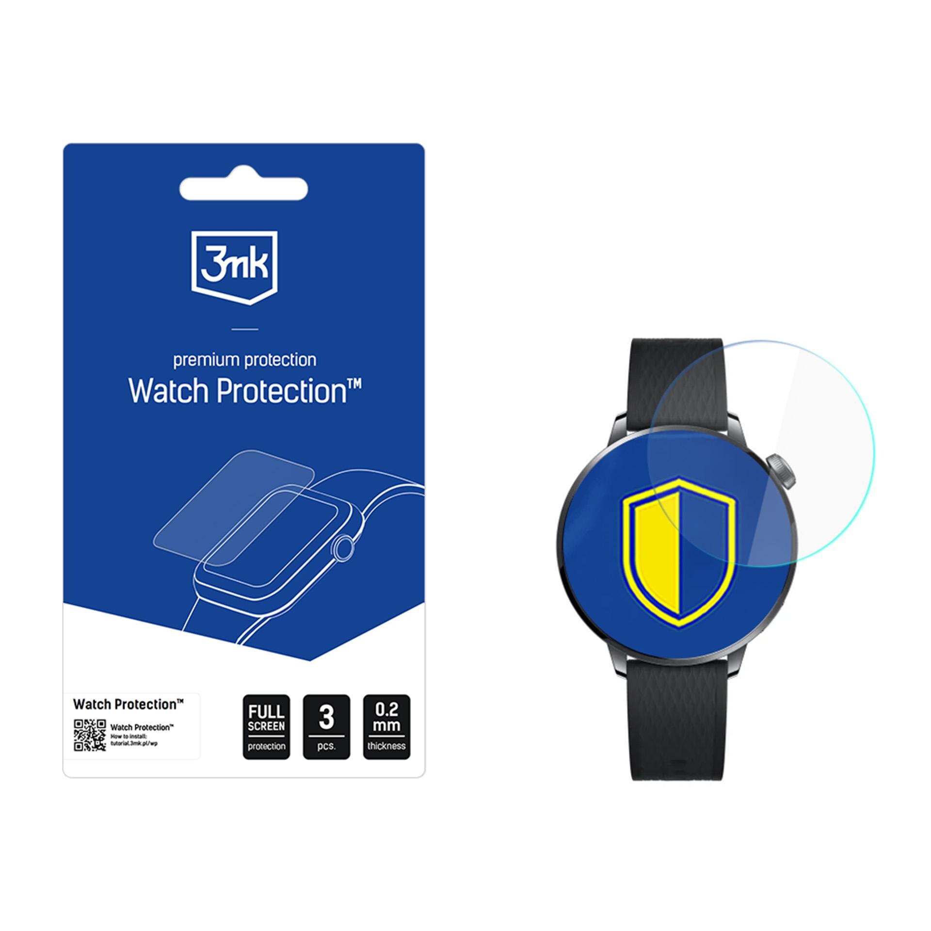 3mk Watch Protection ARC-skærmbeskytter til OnePlus Watch 3, 43 mm