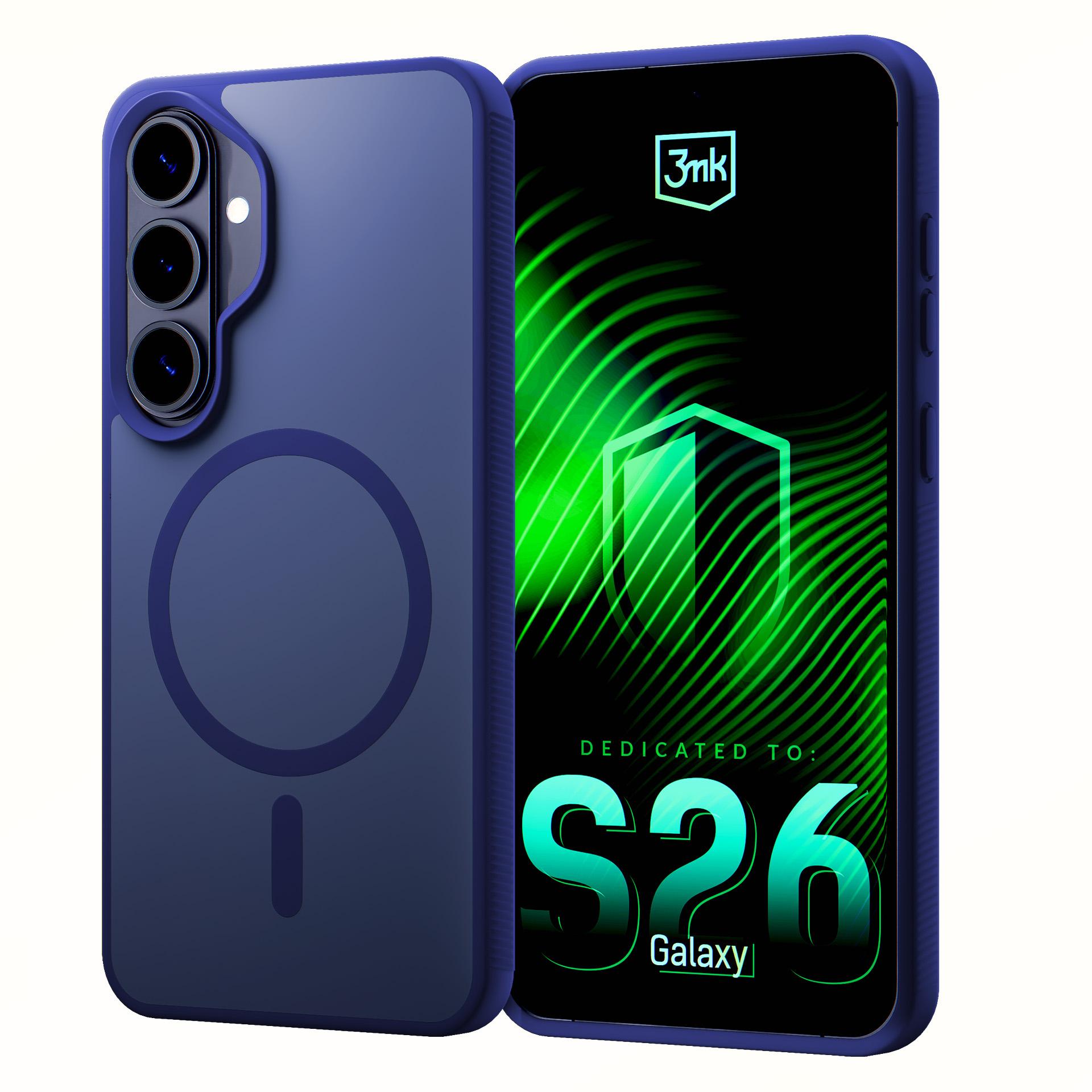 3mk Smoke MagCase til Samsung Galaxy S26+ – marineblå