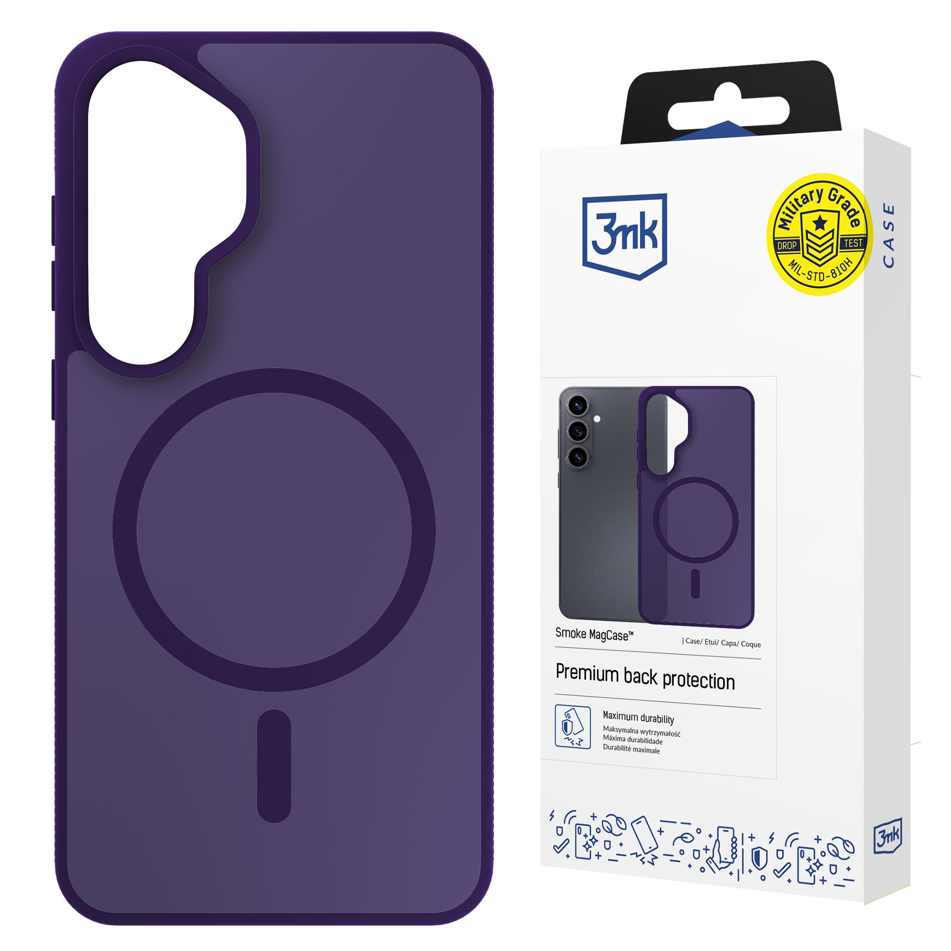 3mk Smoke MagCase til Samsung Galaxy S26 – lilla