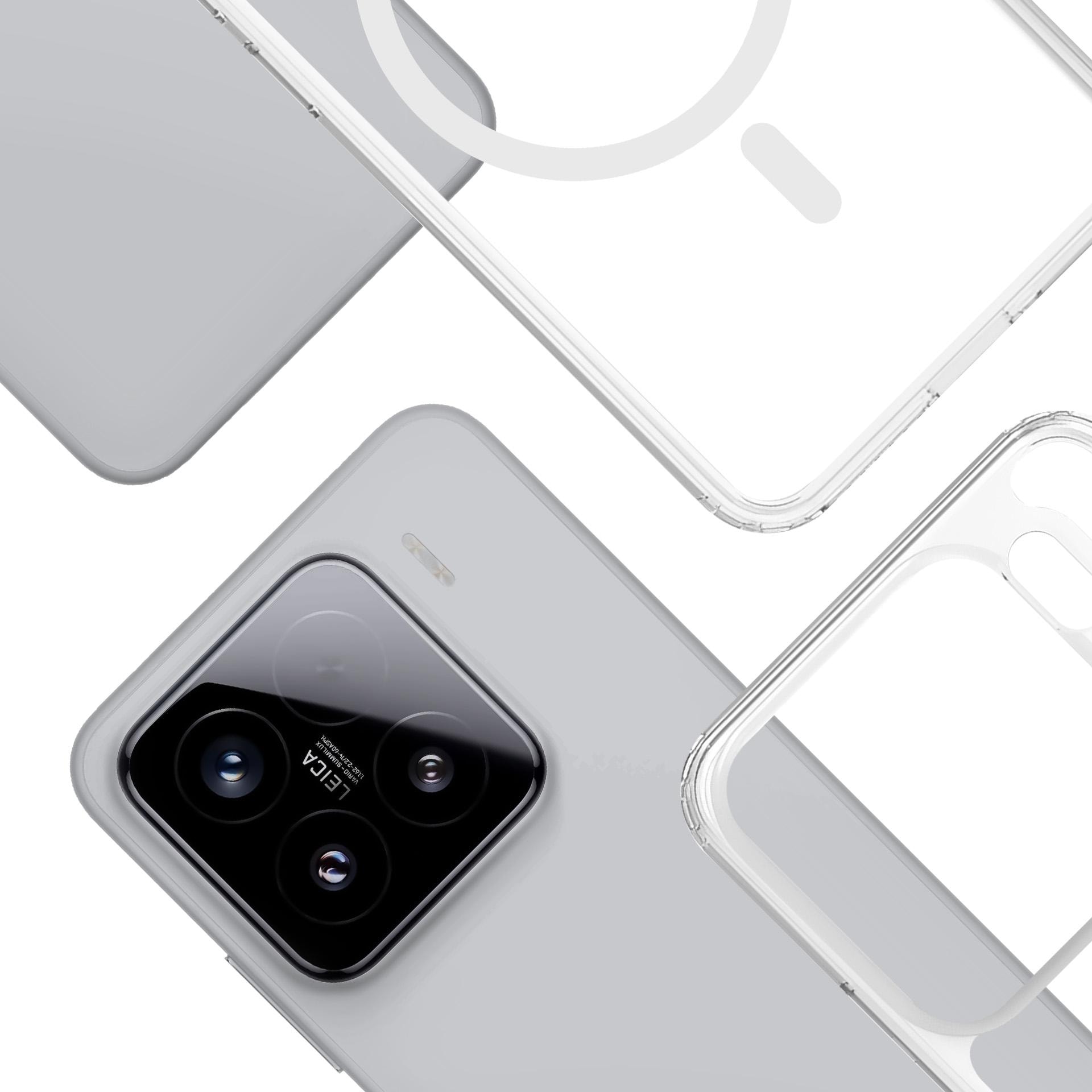 3mk Armor MagCase til Xiaomi 15 Pro – gennemsigtig