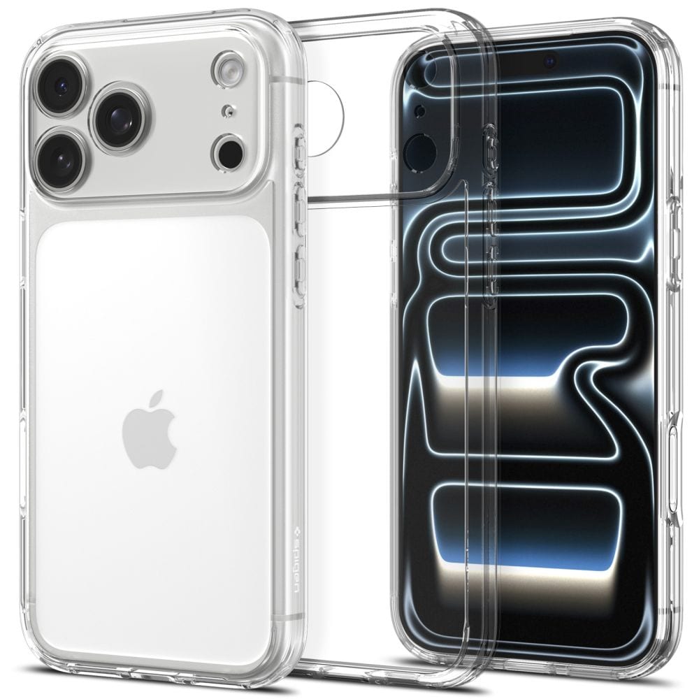 Spigen Ultra Hybrid-etui til iPhone 18 Pro / 17 Pro – gennemsigtigt