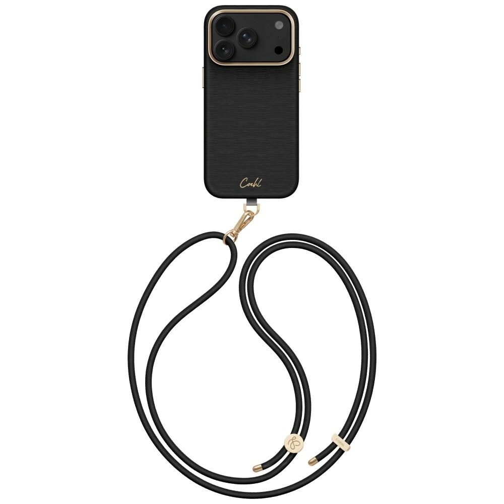 Uniq Coehl Mirelle magnetisk opladningsetui til iPhone 18 Pro / 17 Pro – sort