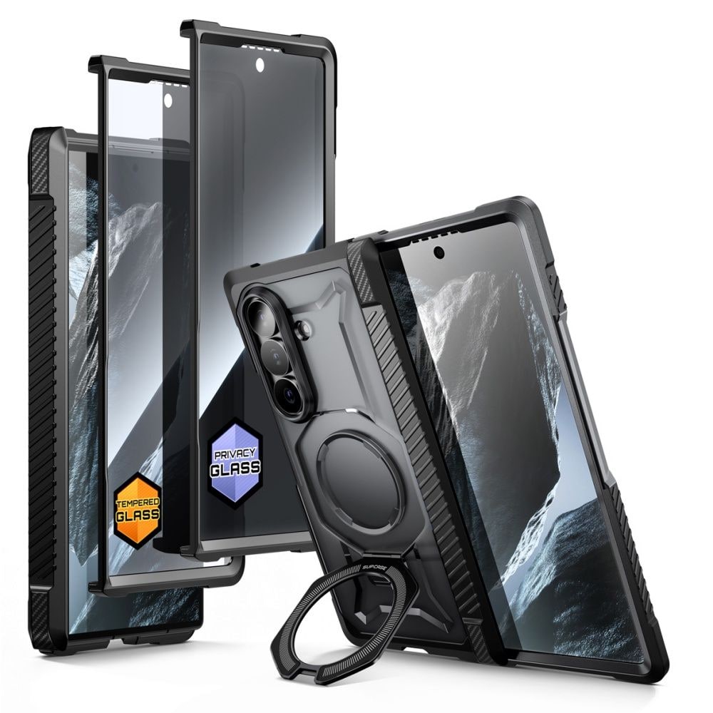 Supcase UB Grip Mag MagSafe 2-sæt etui til Samsung Galaxy Z Fold 8 – Sort