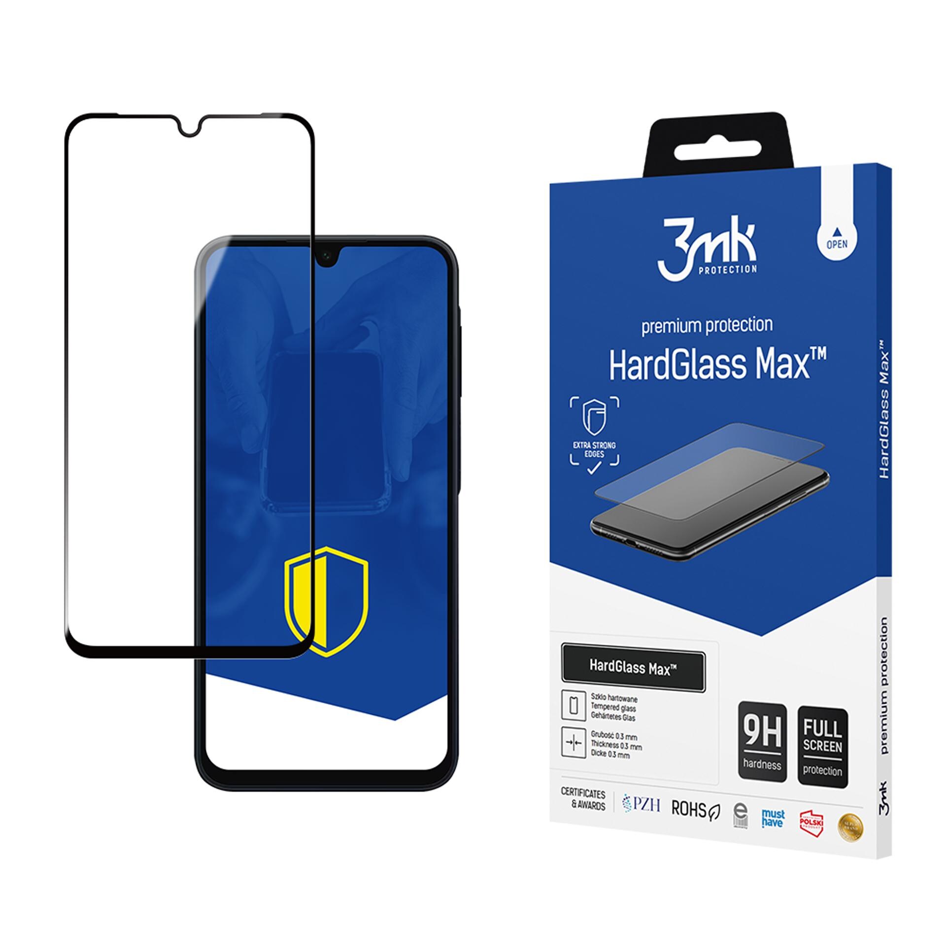 3mk Hardglass Max hærdet glas til Samsung Galaxy A16 4G / 5G / A17 4G / 5G