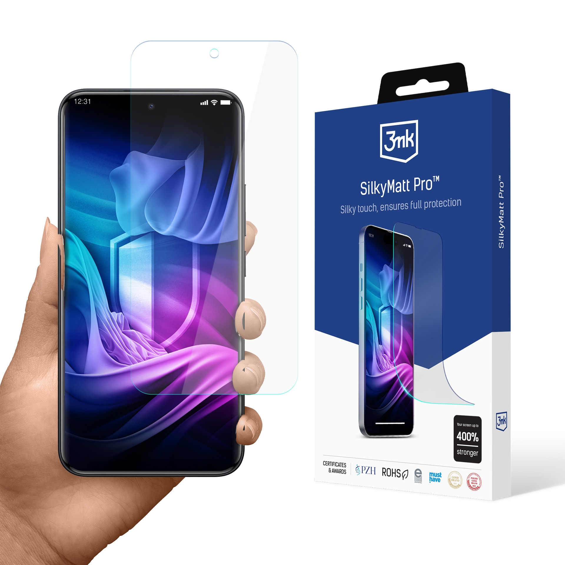 3mk Silky Matt Pro mat beskyttelsesfilm til Xiaomi Redmi Note 15 Pro+ 5G