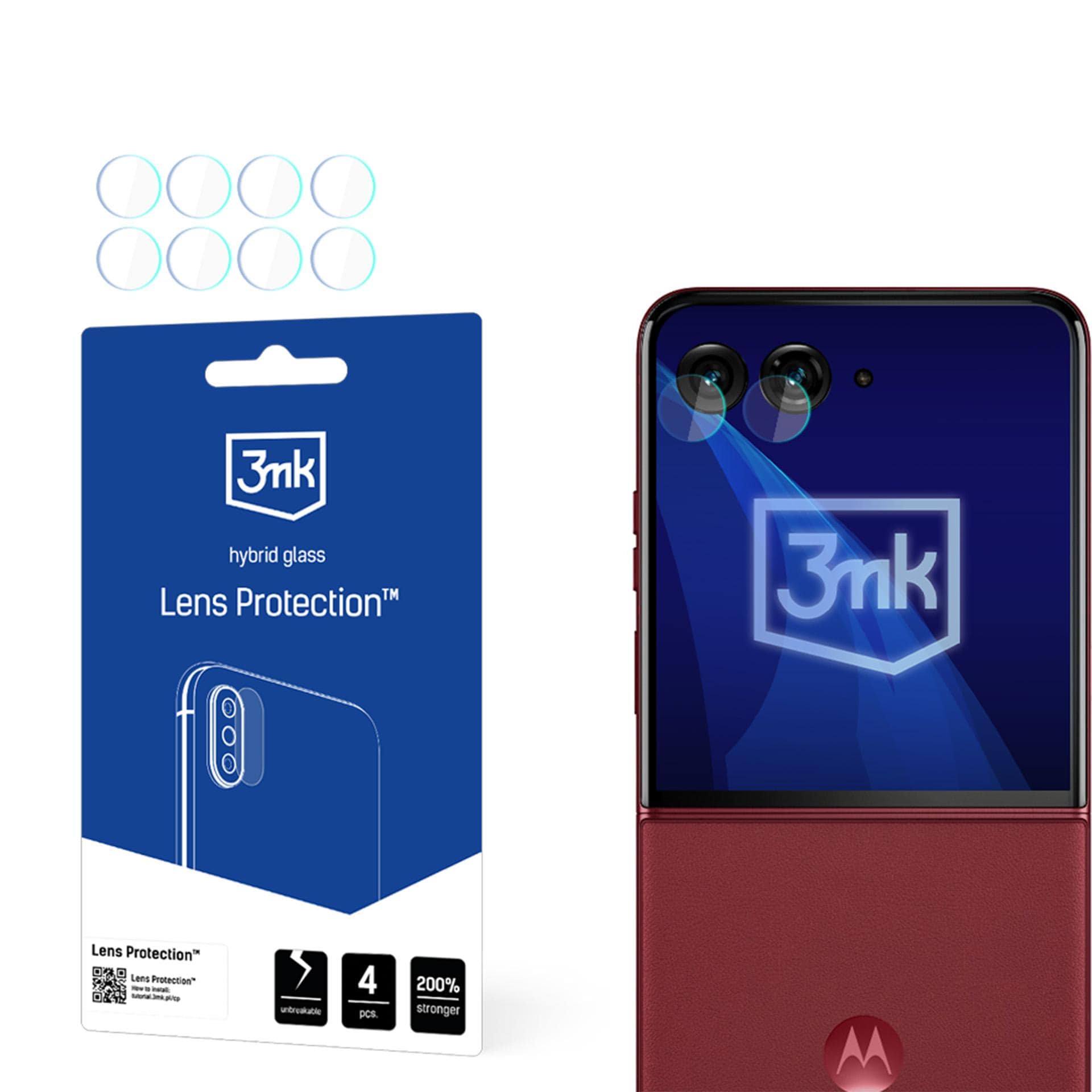 3mk linsebeskyttelse til Motorola Razr 60 Ultra