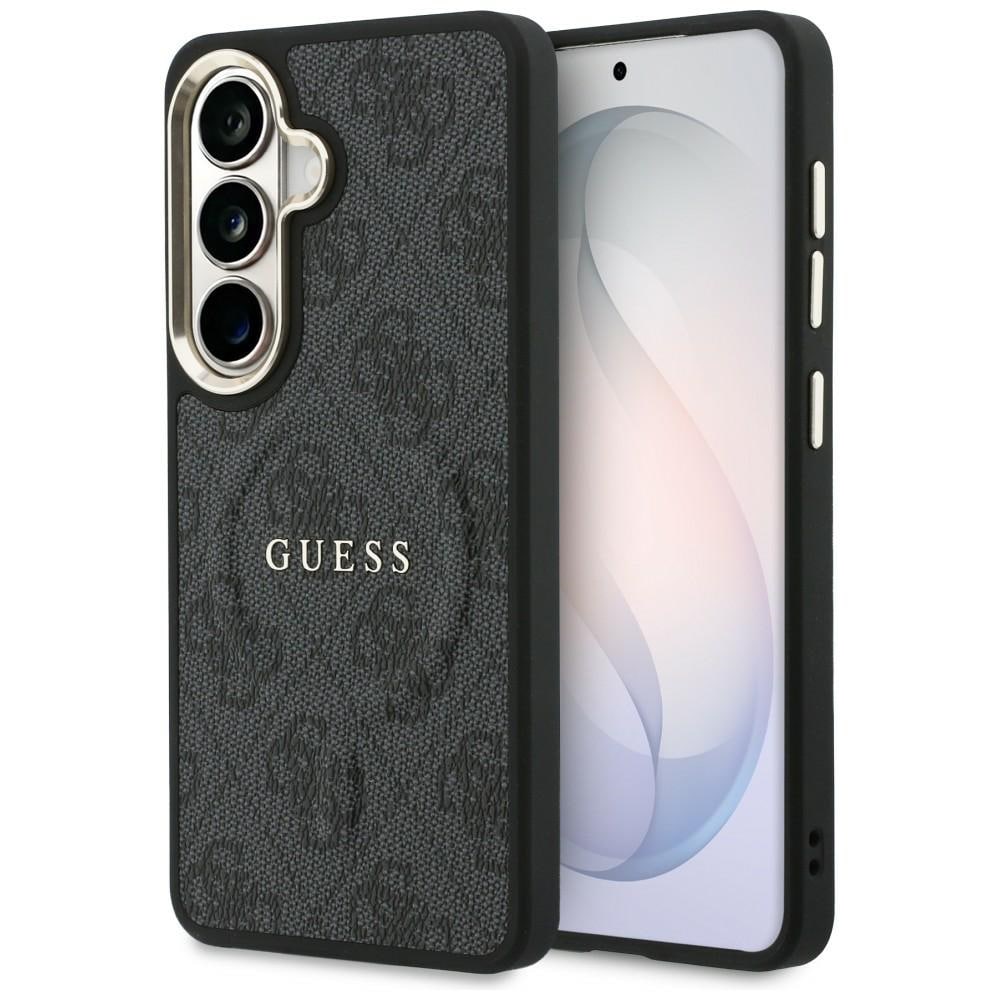 Guess 4G-etui med præget ring og MagSafe til Samsung Galaxy S26+ – sort