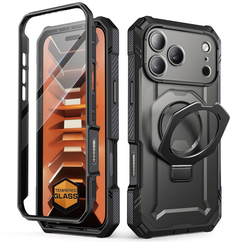 Supcase Grip Pro Mag MagSafe-etui til iPhone 18 Pro Max / 17 Pro Max – Sort