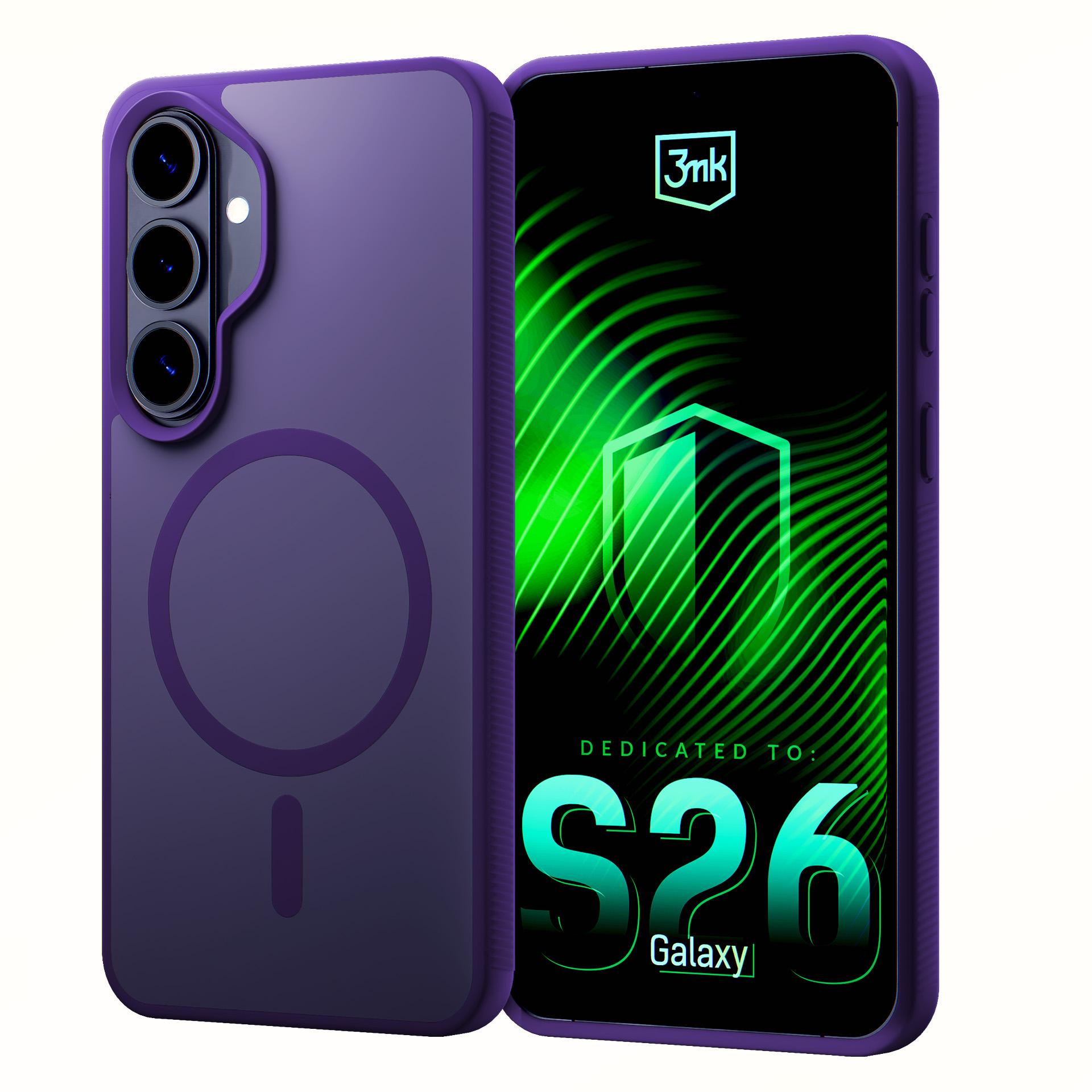3mk Smoke MagCase til Samsung Galaxy S26+ – lilla