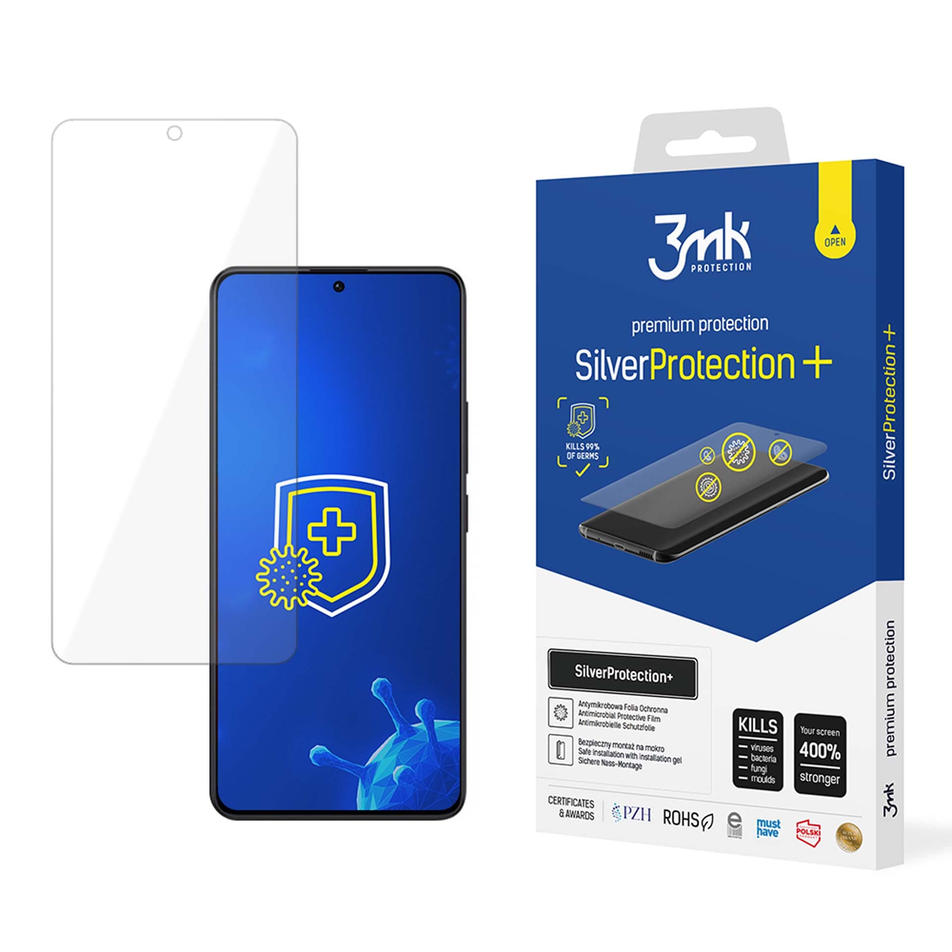 3mk SilverProtection+ beskyttelsesfilm til Redmi Note 13 Pro