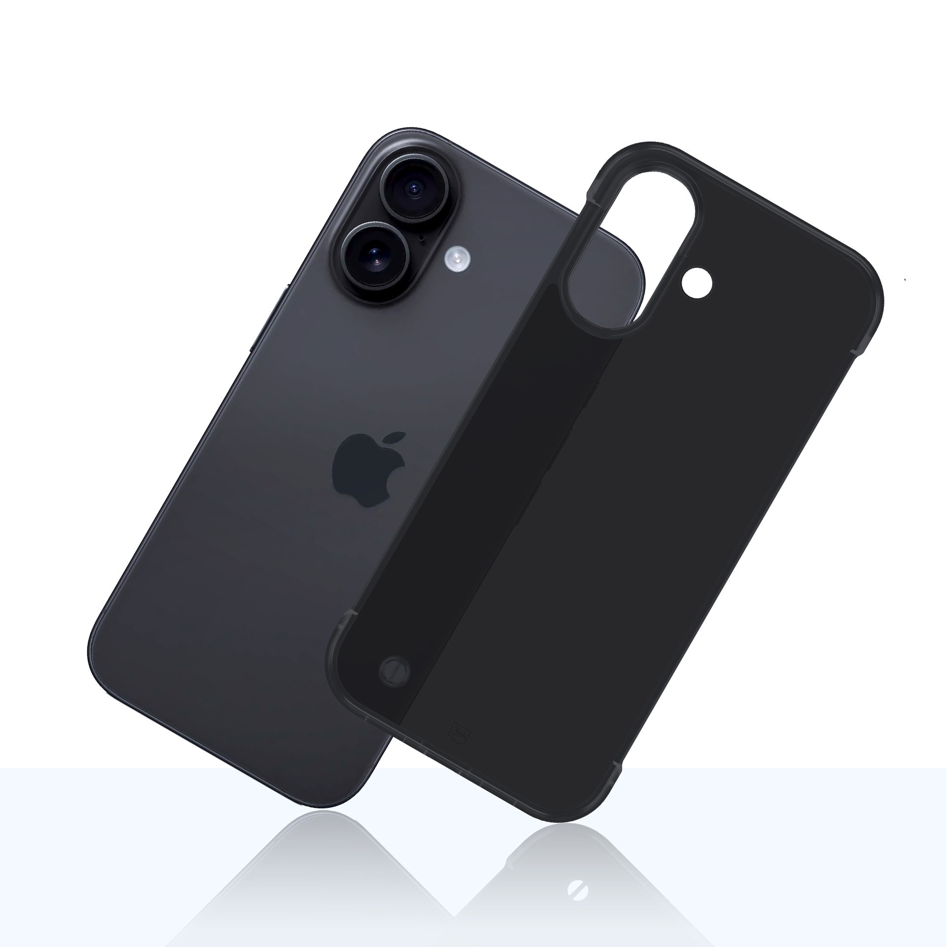 3mk Just20g mat etui til Apple iPhone 16 – mat sort