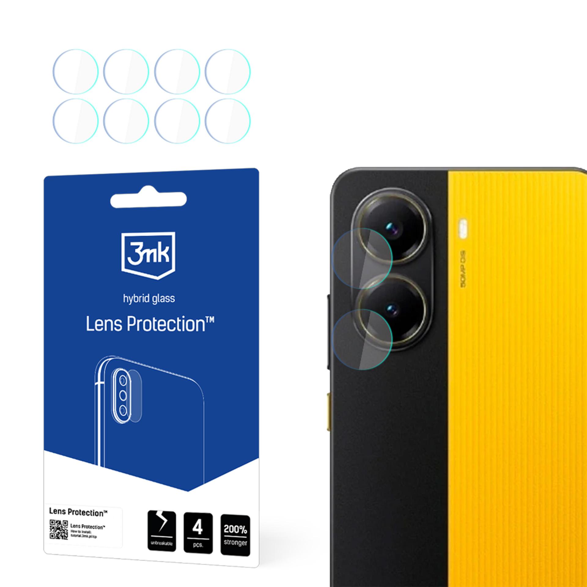 3mk linsebeskyttelse – hybridkameraobjektivglas til Xiaomi Poco X7 Pro