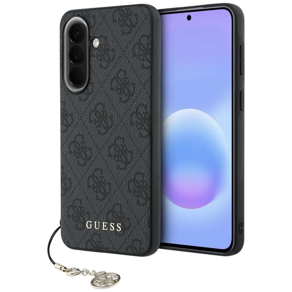 Guess 4G Charm-etui til Samsung Galaxy A57 5G – Sort