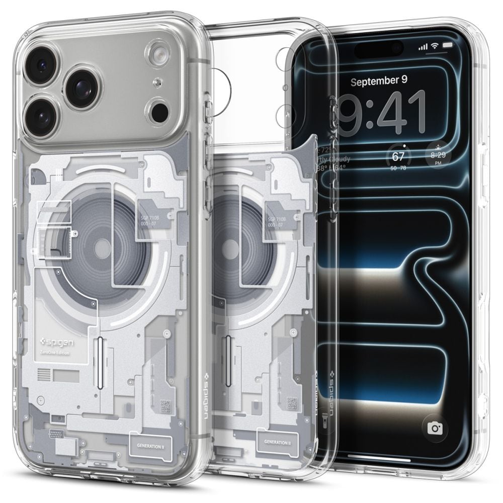 Spigen Ultra Hybrid MagSafe Zero One-etui til iPhone 18 Pro / 17 Pro – hvid