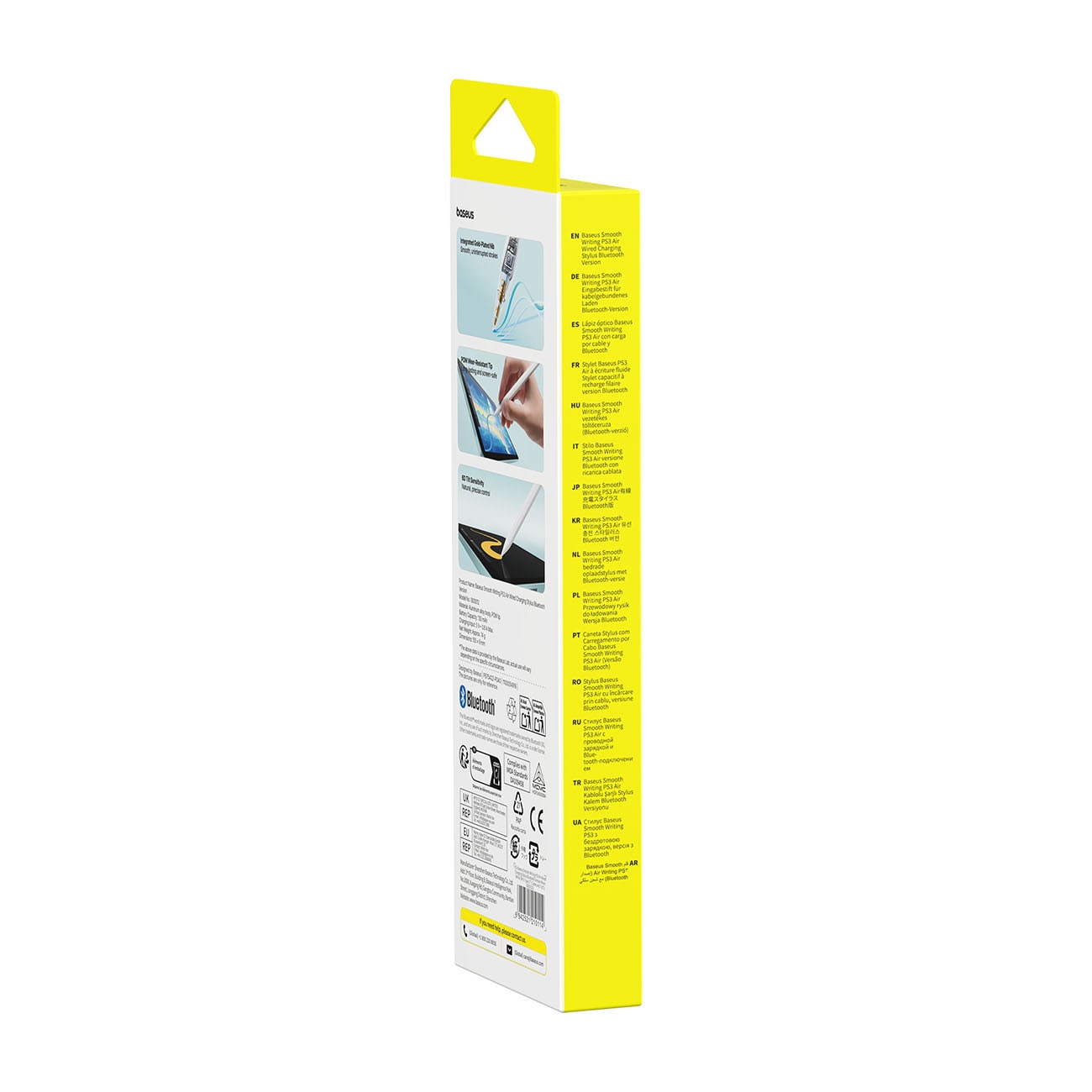 Baseus Smooth Writing PS3 Air Bluetooth-aktiv stylus til iPad – hvid