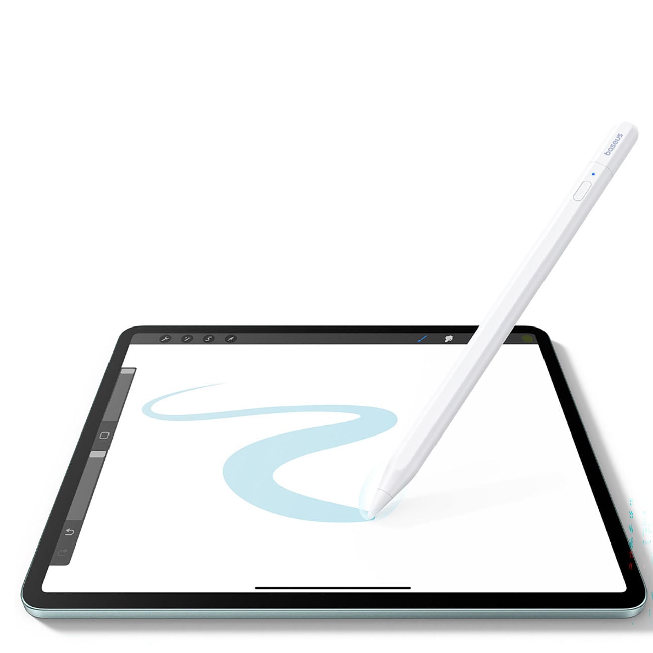 Baseus Smooth Writing PS3 Air Bluetooth-aktiv stylus til iPad – hvid