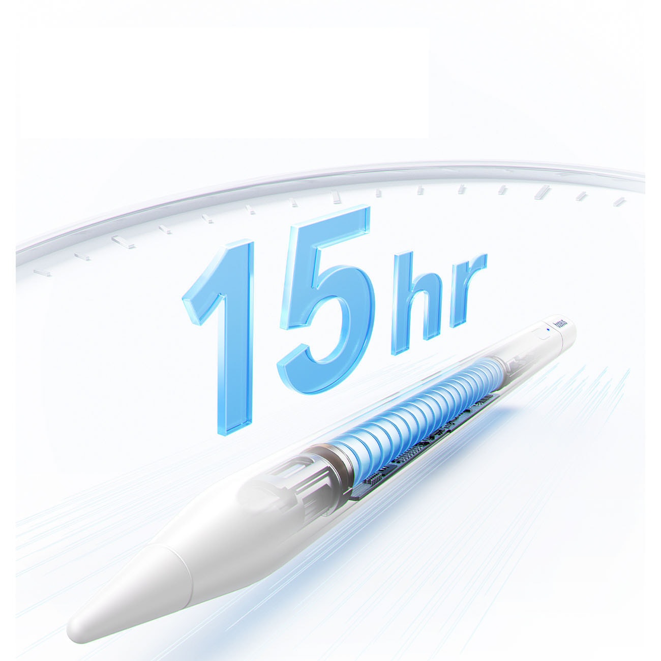 Baseus Smooth Writing PS3 Air Bluetooth-aktiv stylus til iPad – hvid