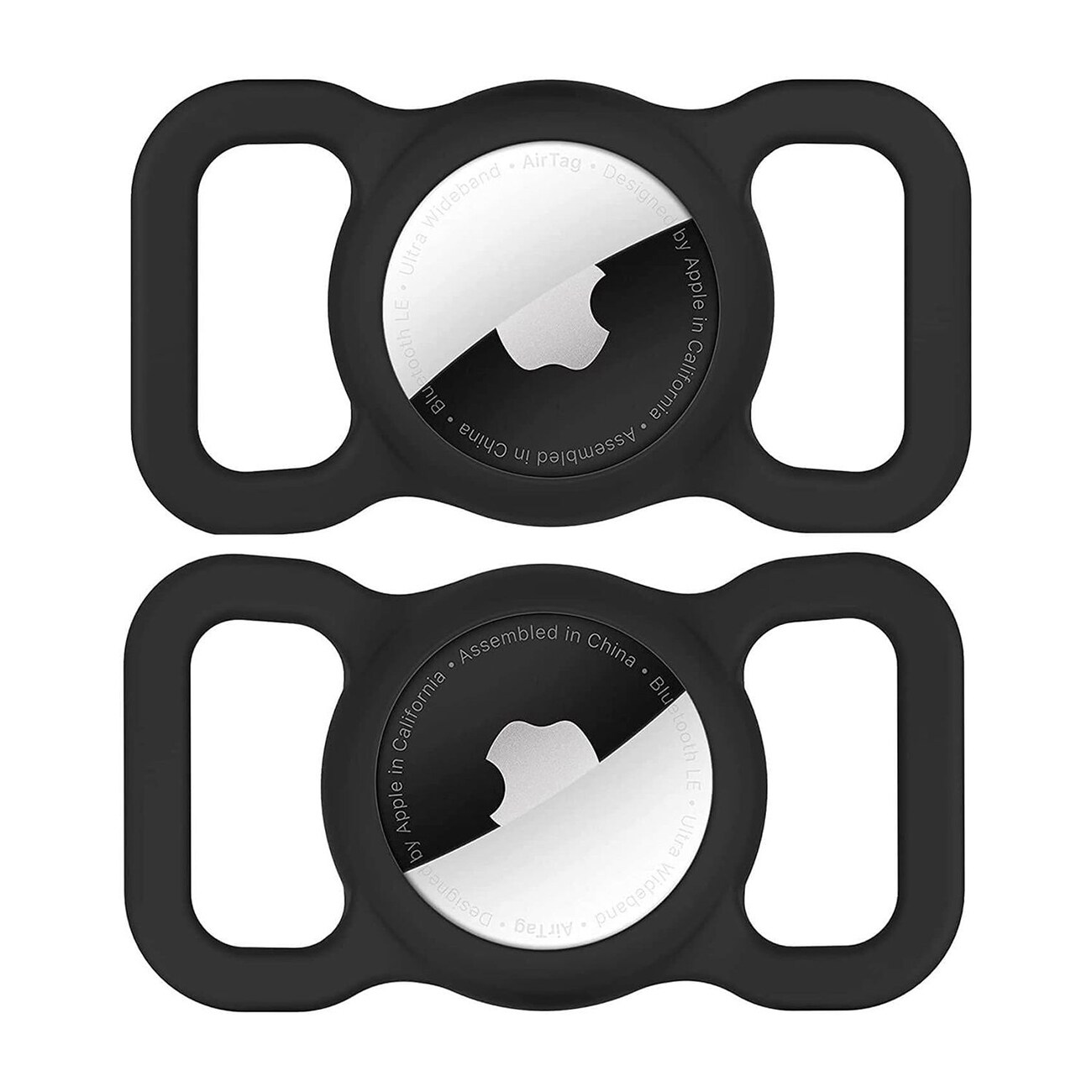 Wozinsky WEA-01 Apple AirTag-silikoneetui til hunde- eller kattehalsbånd – sort
